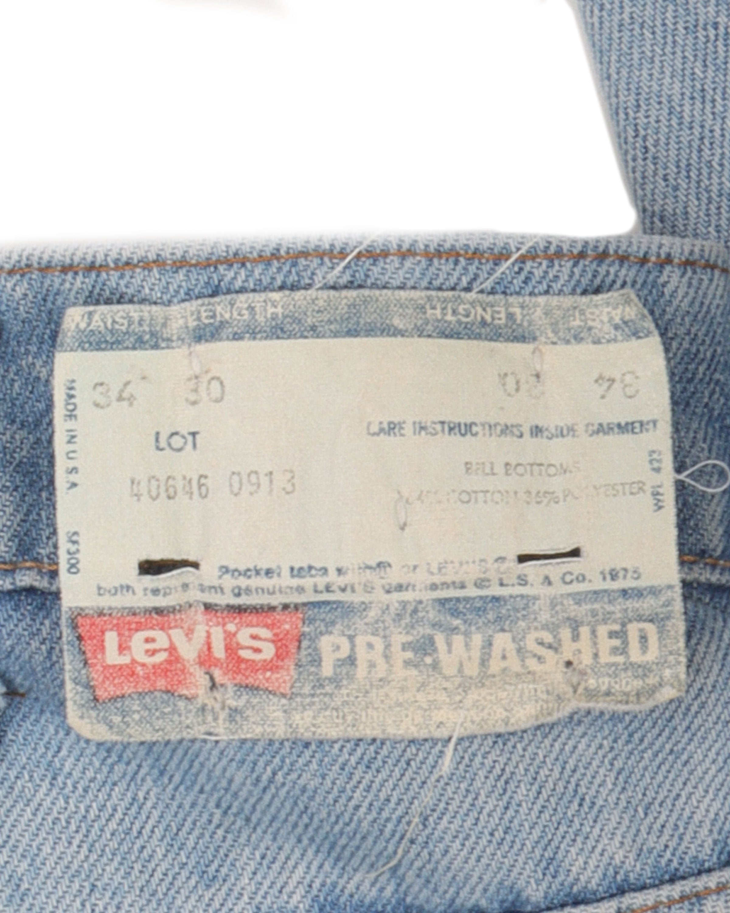 Levi's 70's High-Waisted Flared Bellbottom Jeans