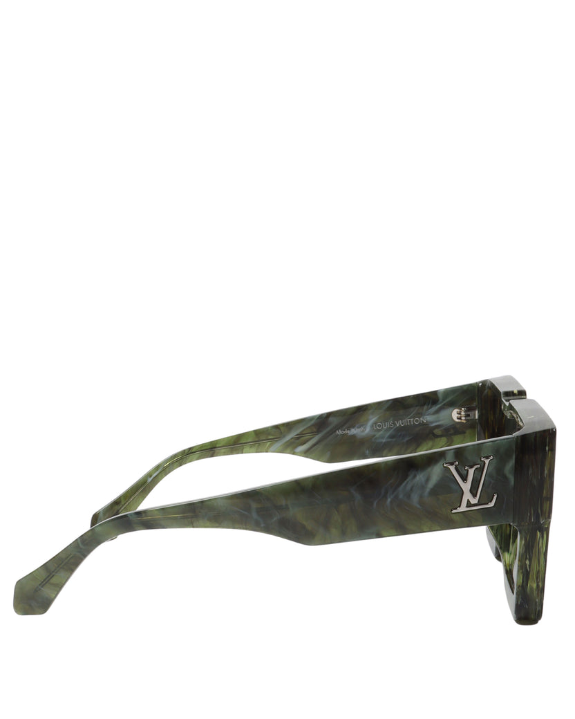Louis Vuitton Green Marble Louis Vuitton Sunglasses Cyclone