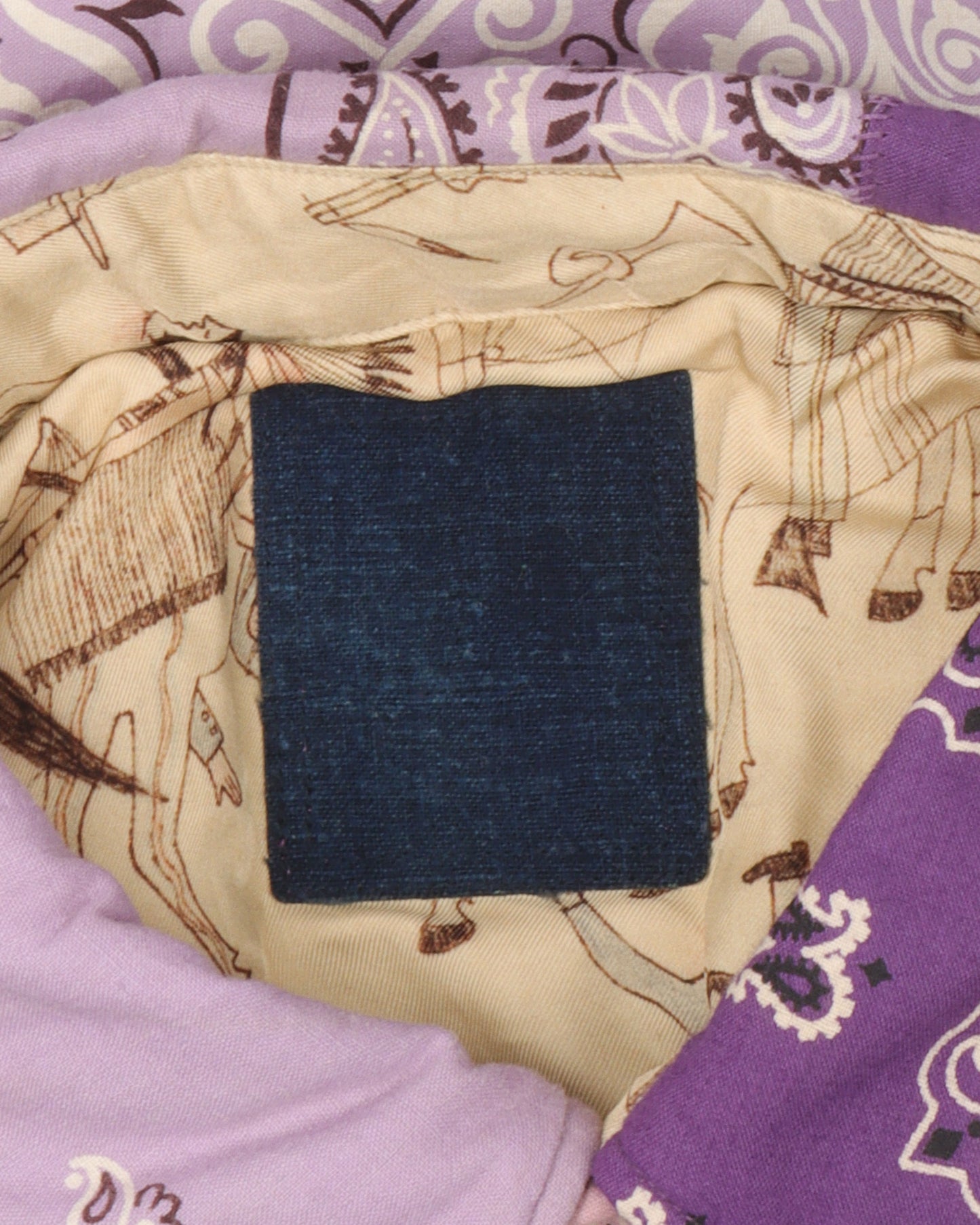 21SS Purple Kerchief Bandana Jacket