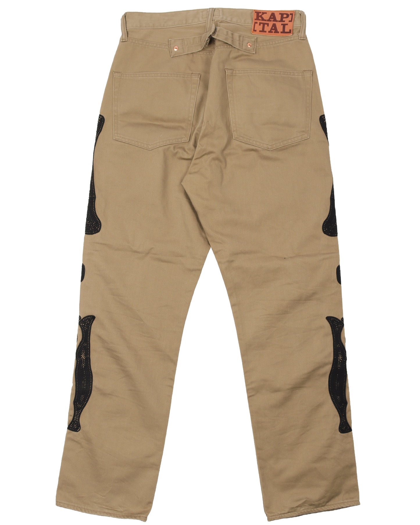 Okagilly Slim-Fit Appliquéd Denim Jeans