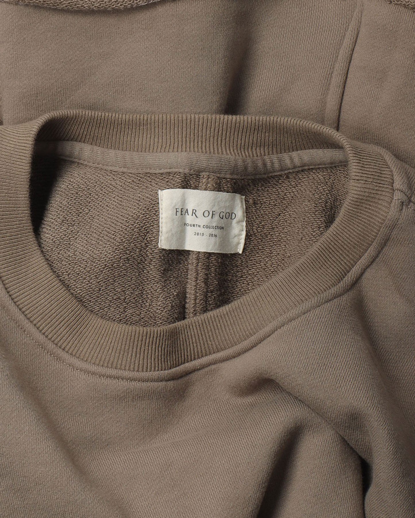 Fourth Collection Raw Hem Crewneck Sweatshirt