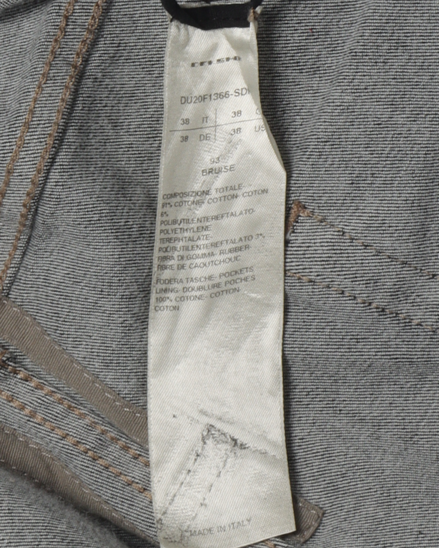 Waxed Detroit Cut Denim