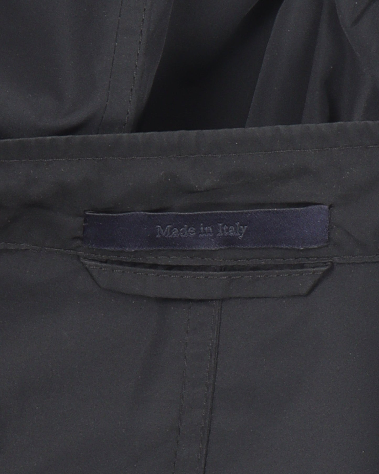 Leather Sleeve Windbreaker