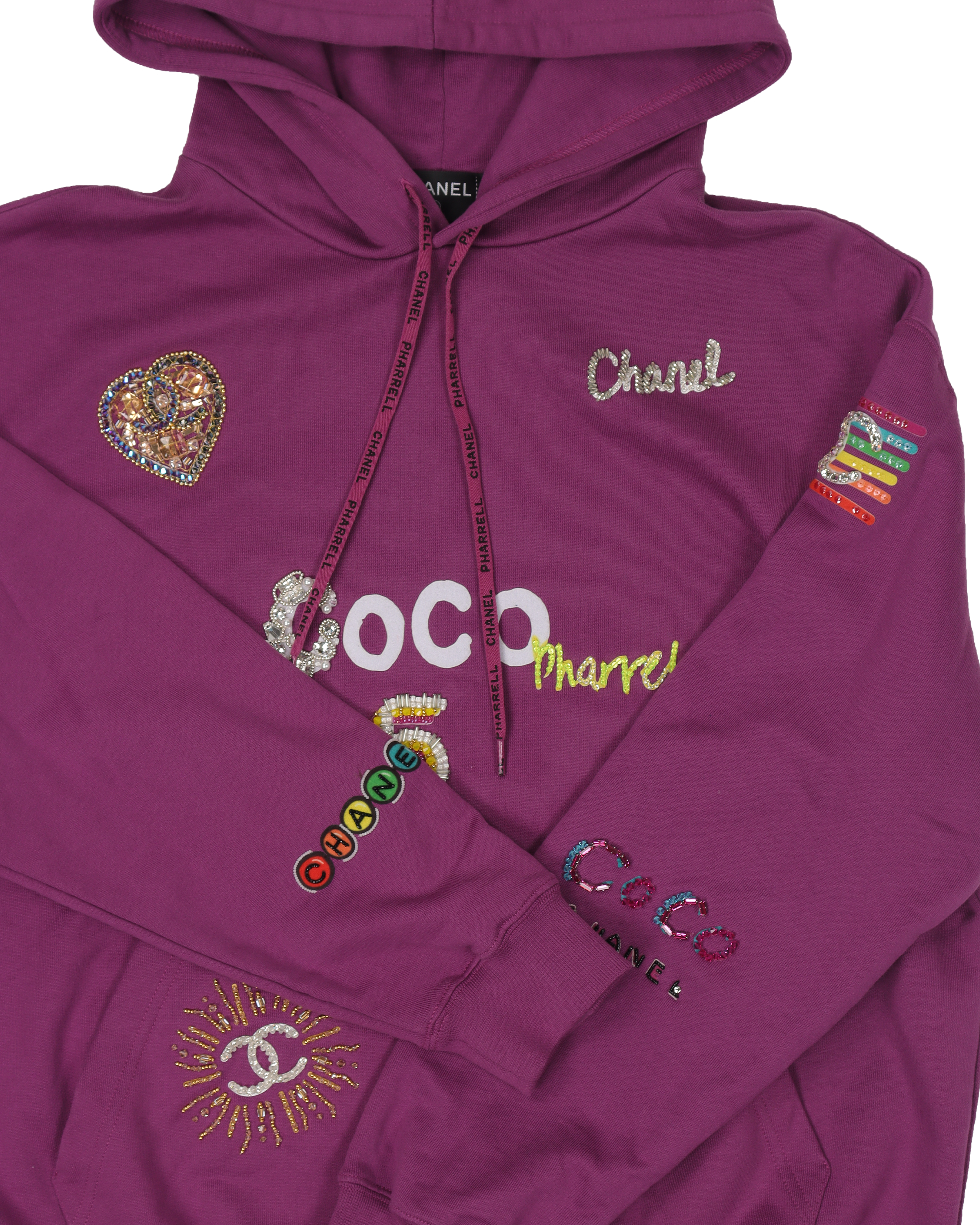 Chanel Pharrell Embriodered Logo Hoodie