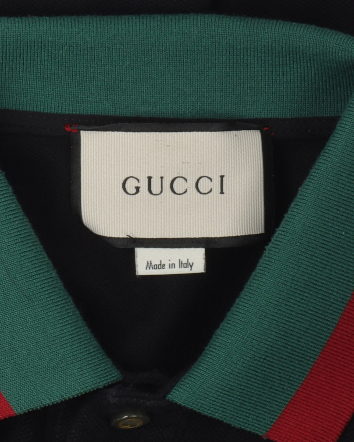 Striped Collar Polo Shirt