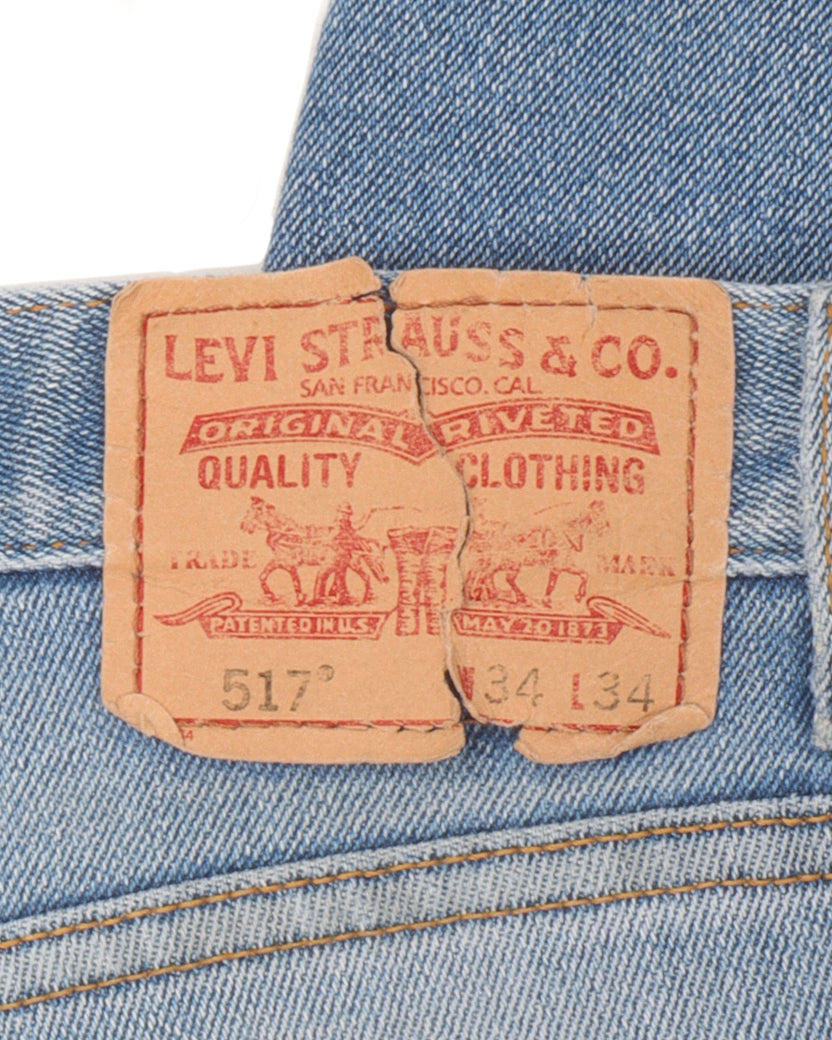 Released Hem Levi's 517 Light Wash Jeans