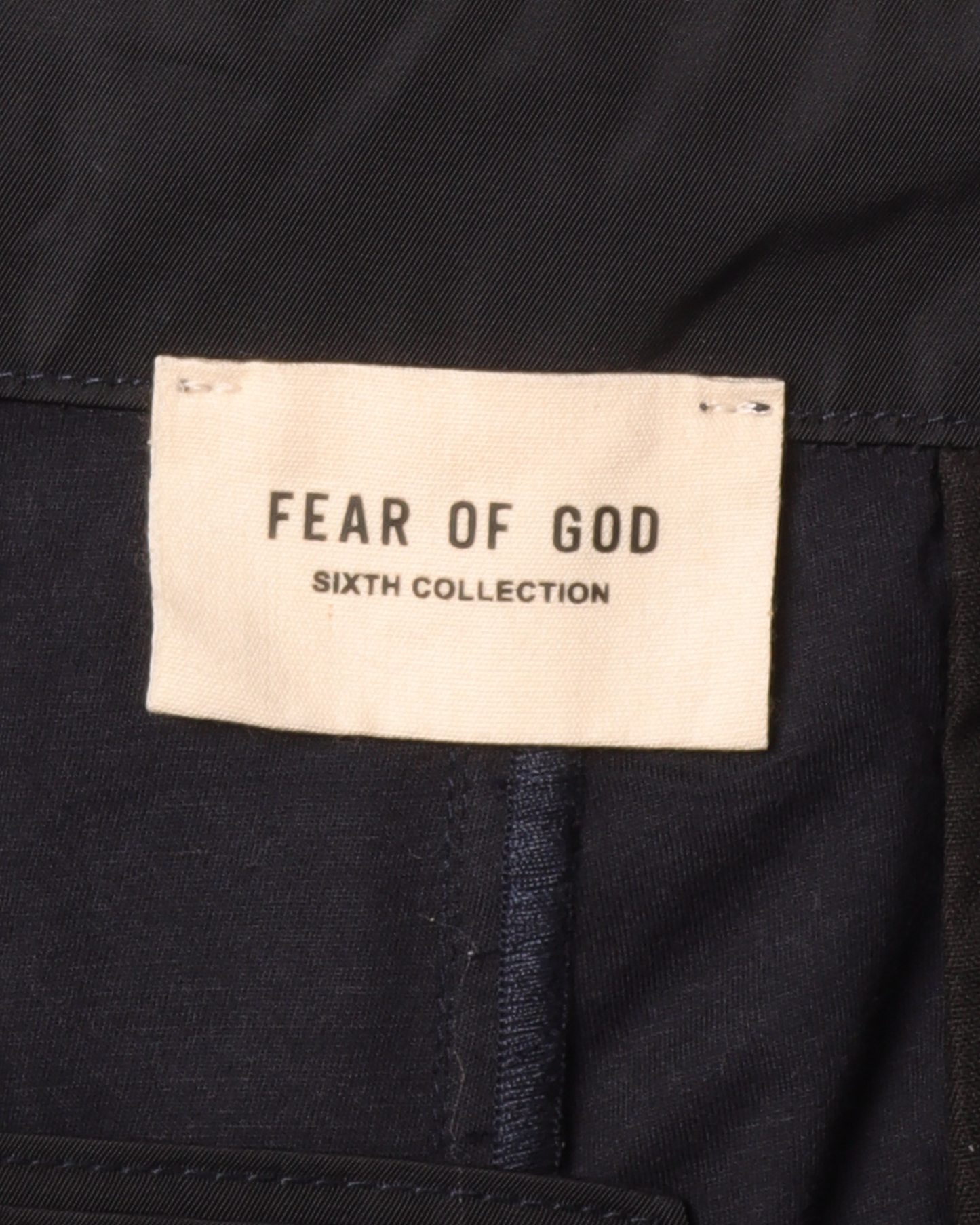 6th Collection Black Nylon Pants