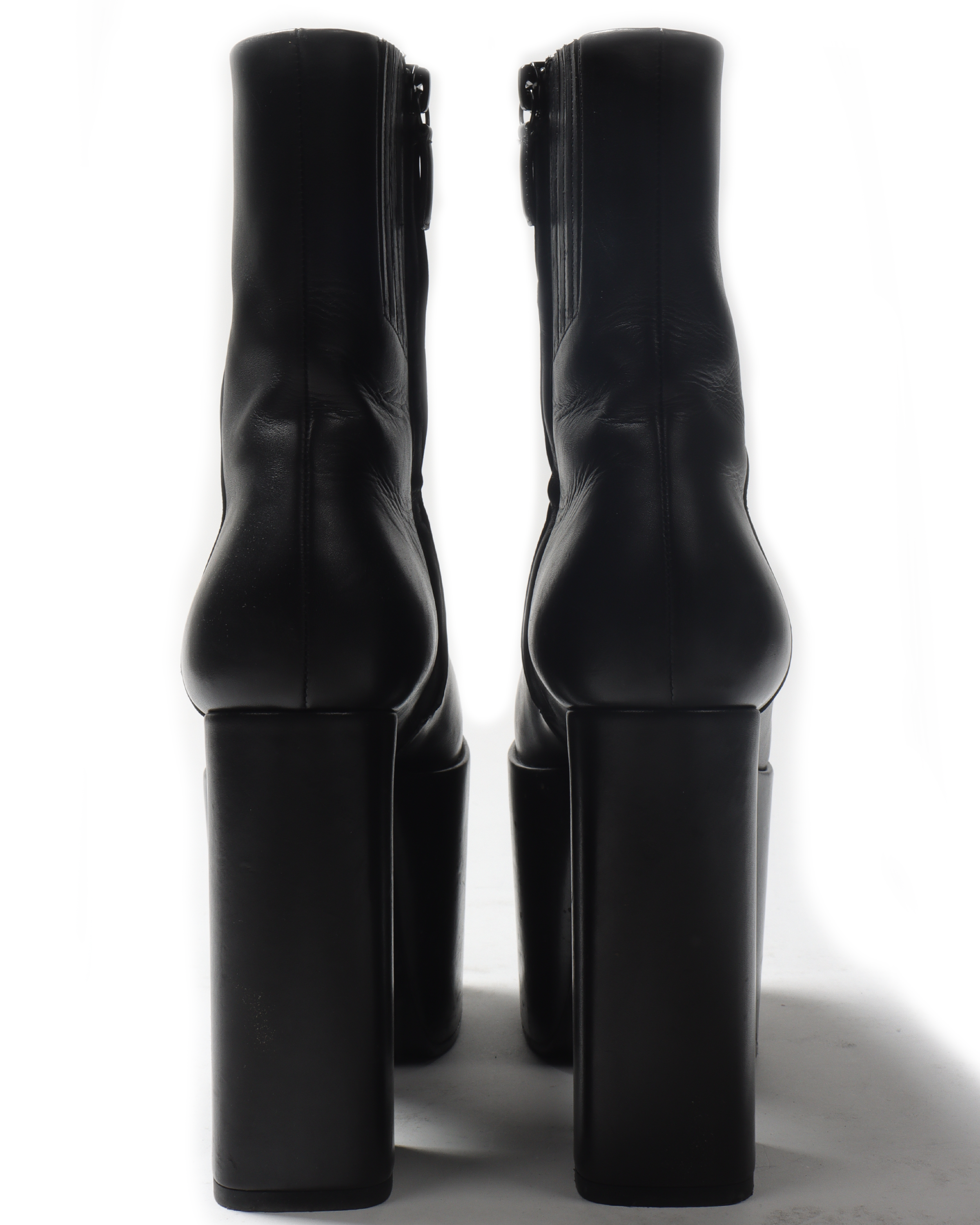 FW16 Leather Platform Heels