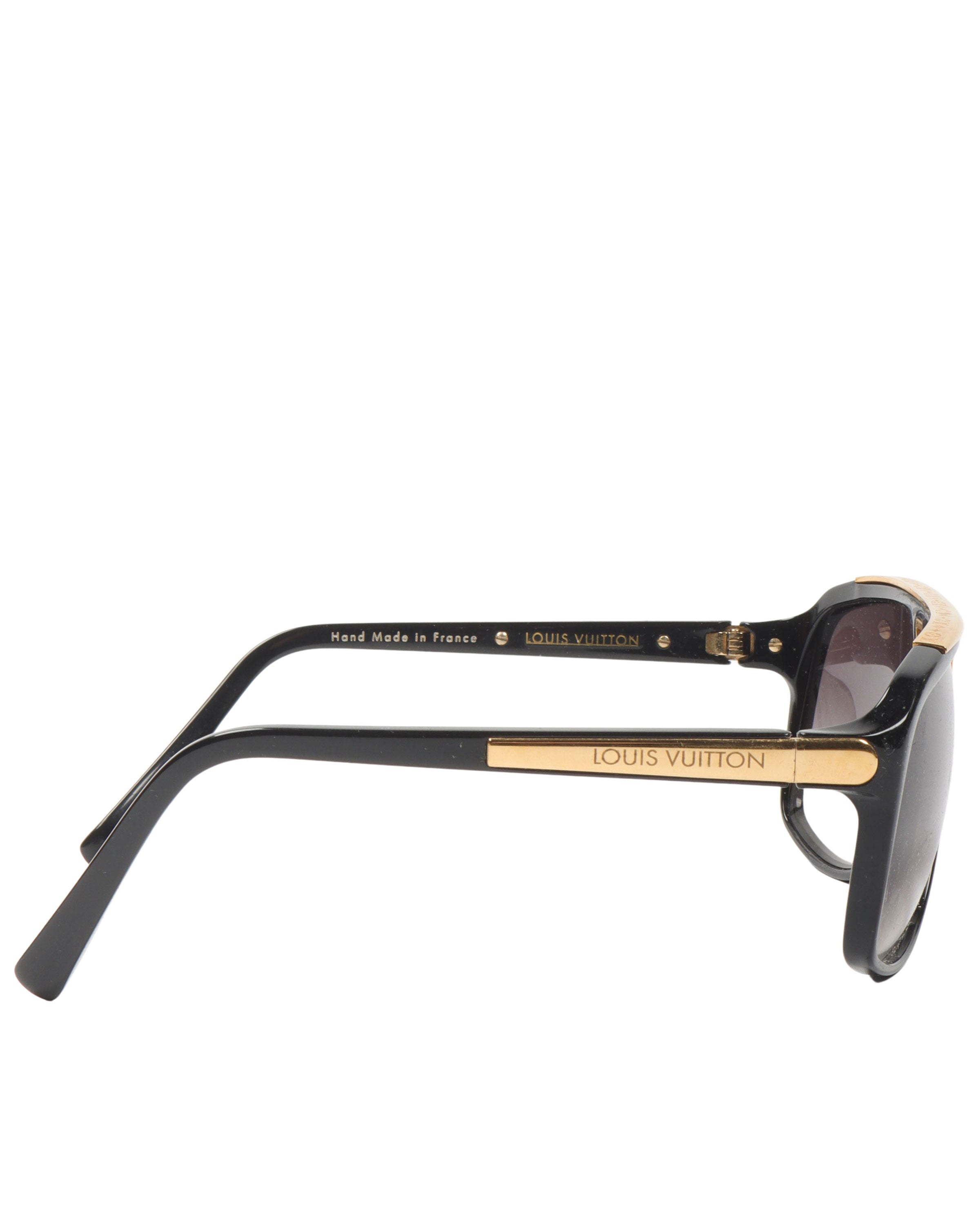 Louis Vuitton Teardrop Sunglasses Eyeglasses 59/13 135 Z0658U Men Z1816