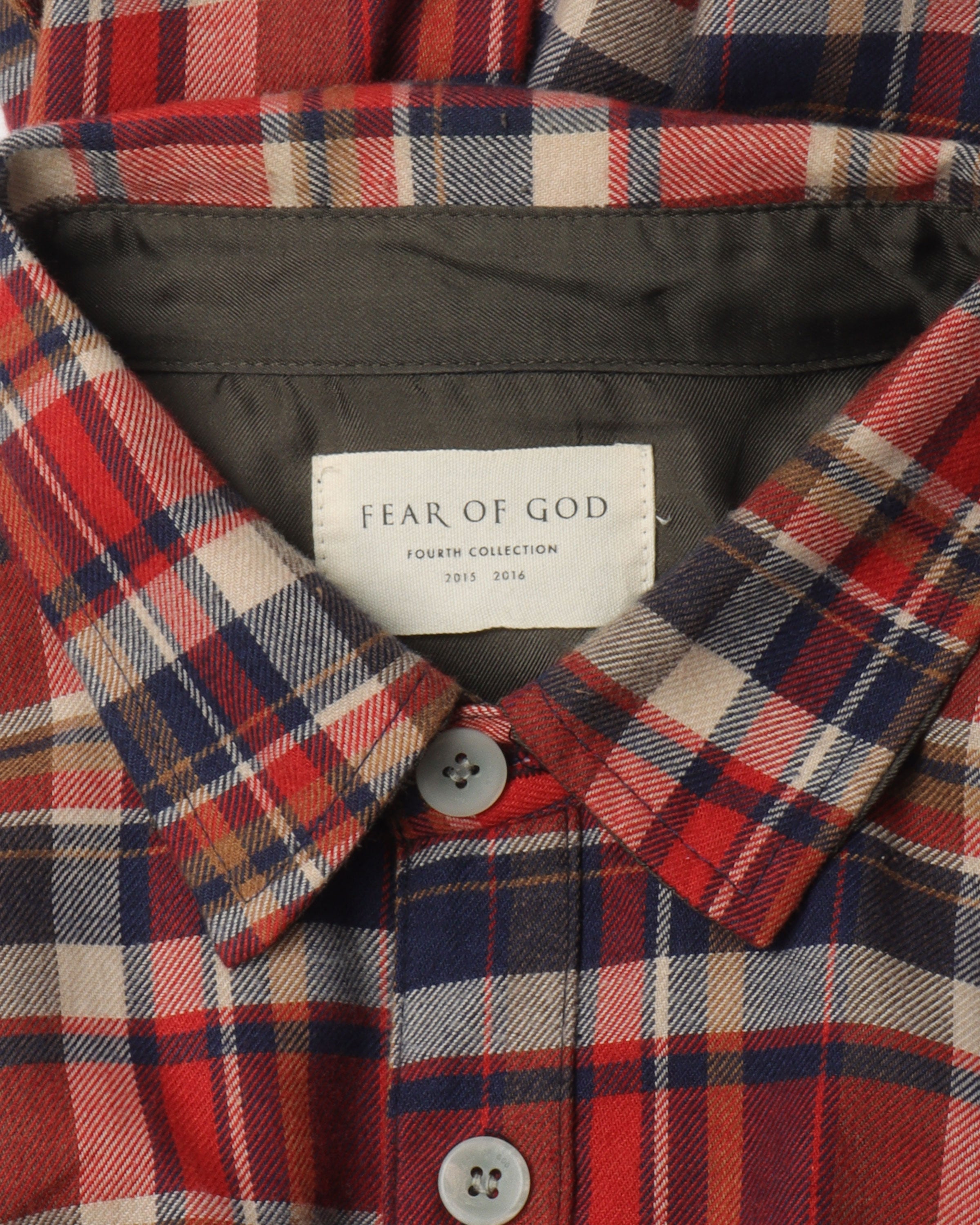 Fear of God Fourth Collection Sleeveless Flannel Shirt