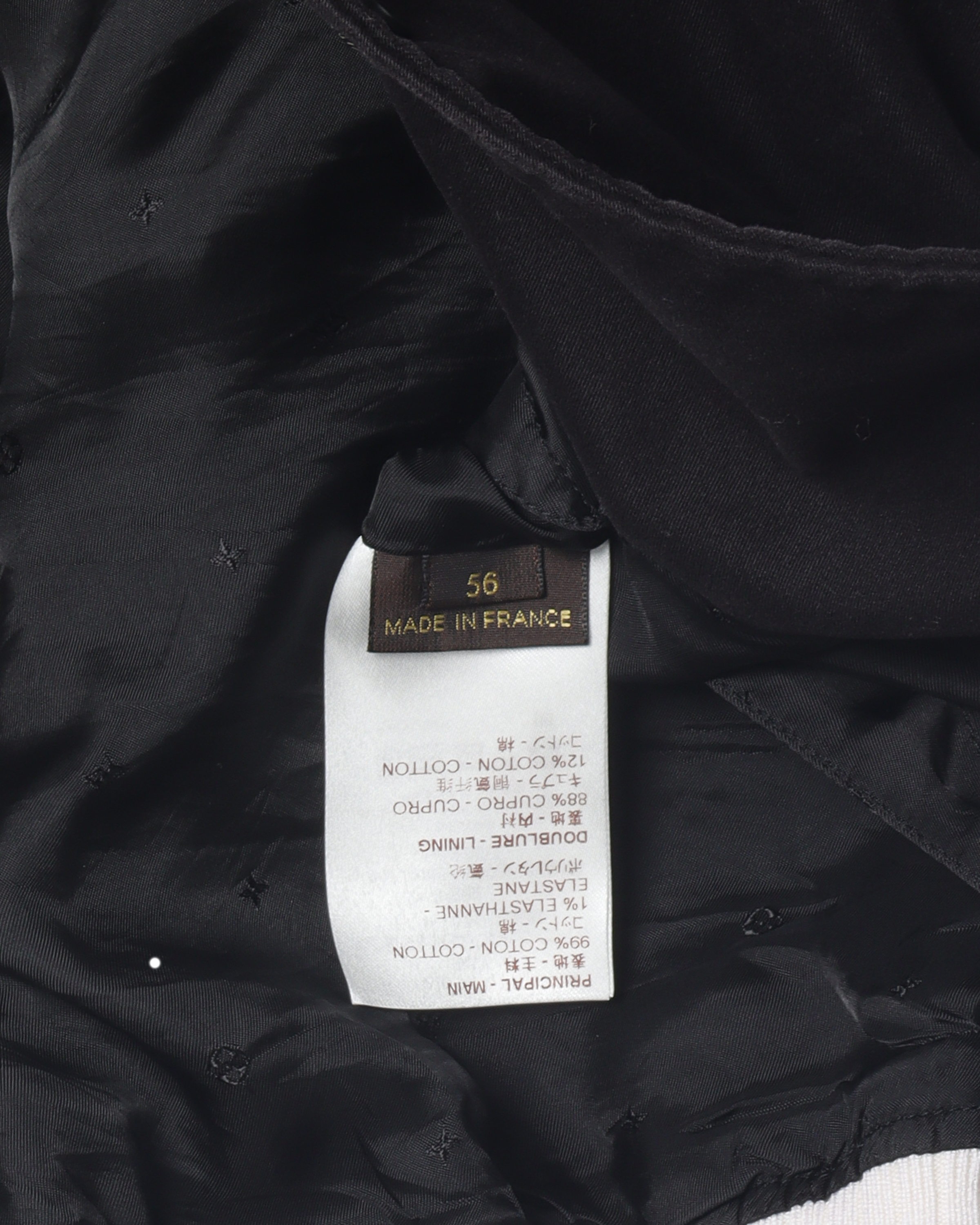 Louis Vuitton LV × Fragments Black Varsity Jacket