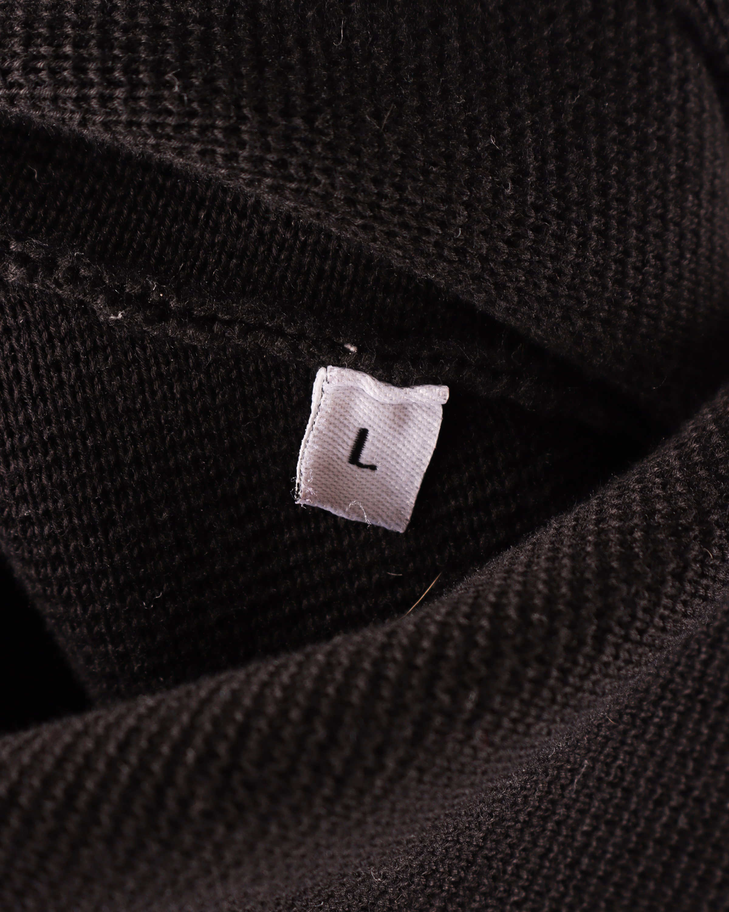 Zip Hooded Sweatshirt Leather Detail