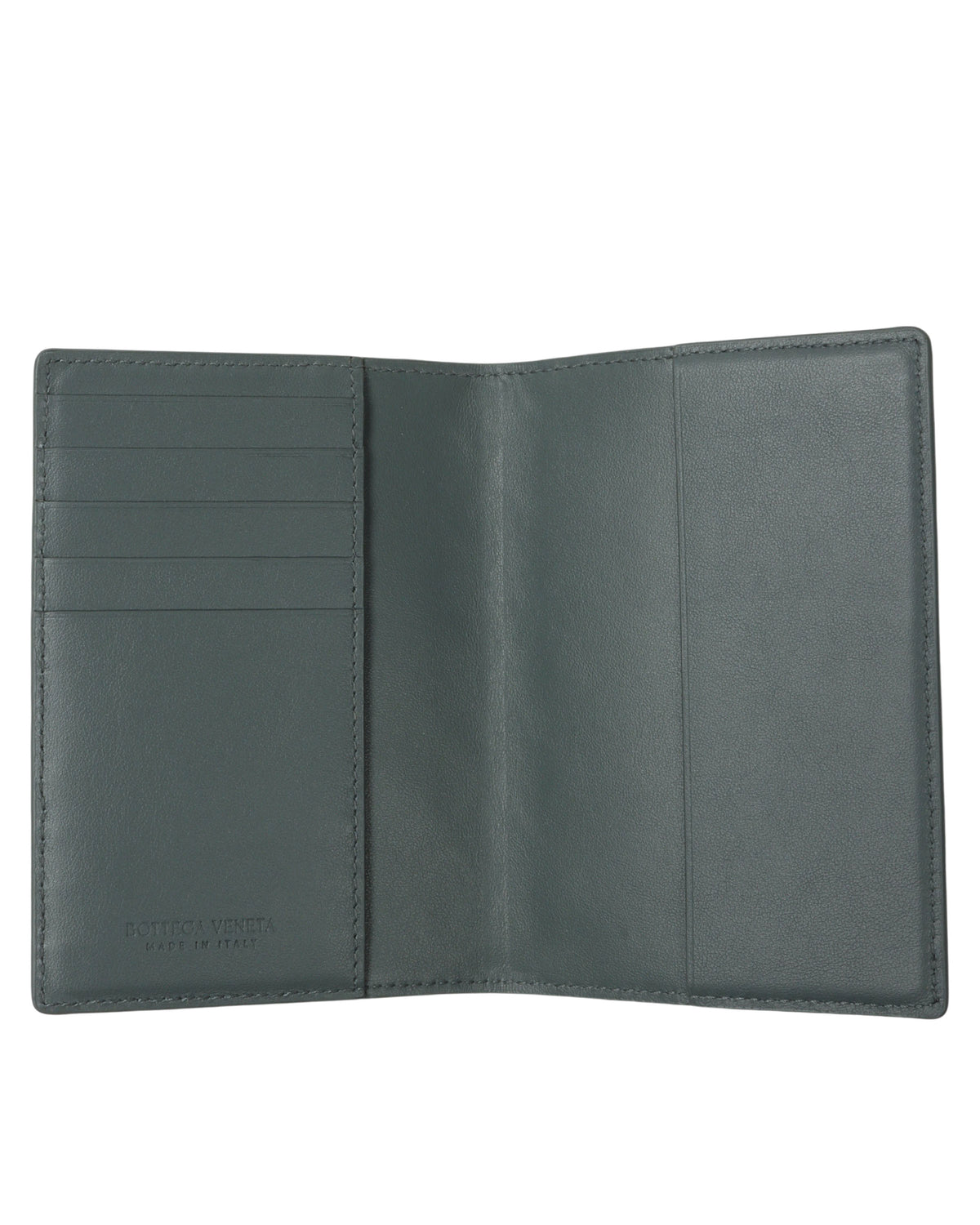 Intrecciato Leather Passport Case