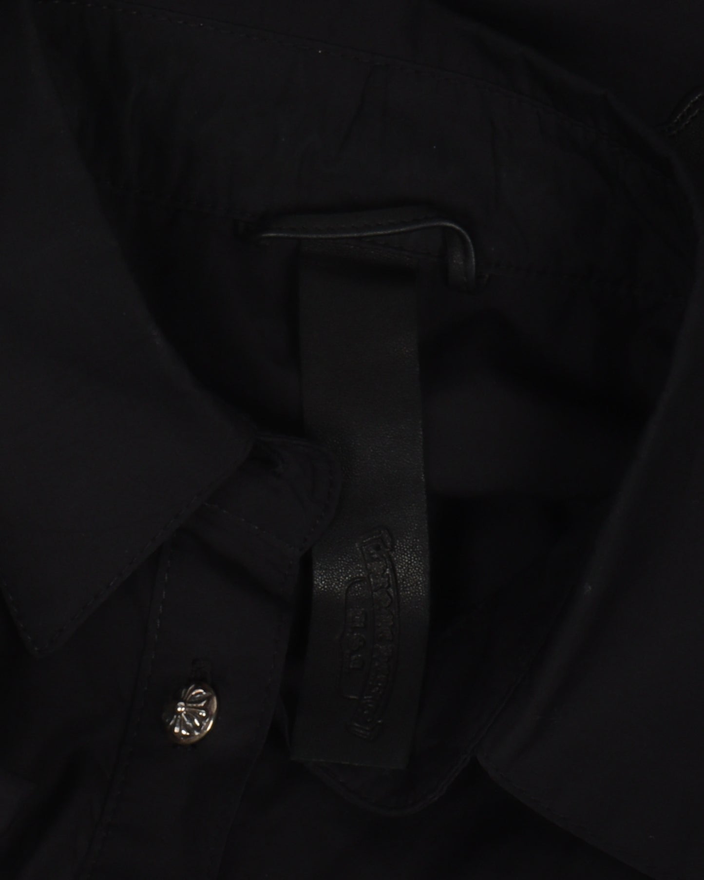 Cross Patch Oversized Dress Shirt