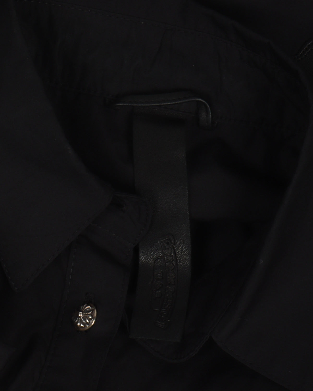 Cross Patch Oversized Dress Shirt