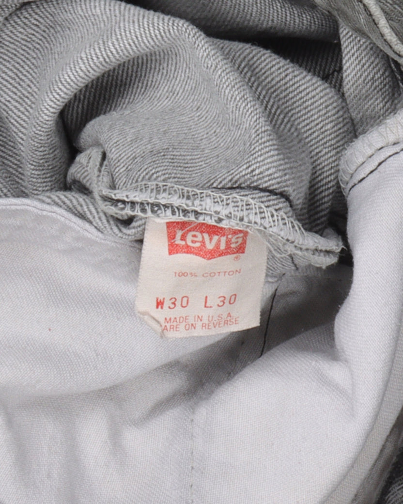 Levi's Acid-Washed 501 Paint Splatter Jeans