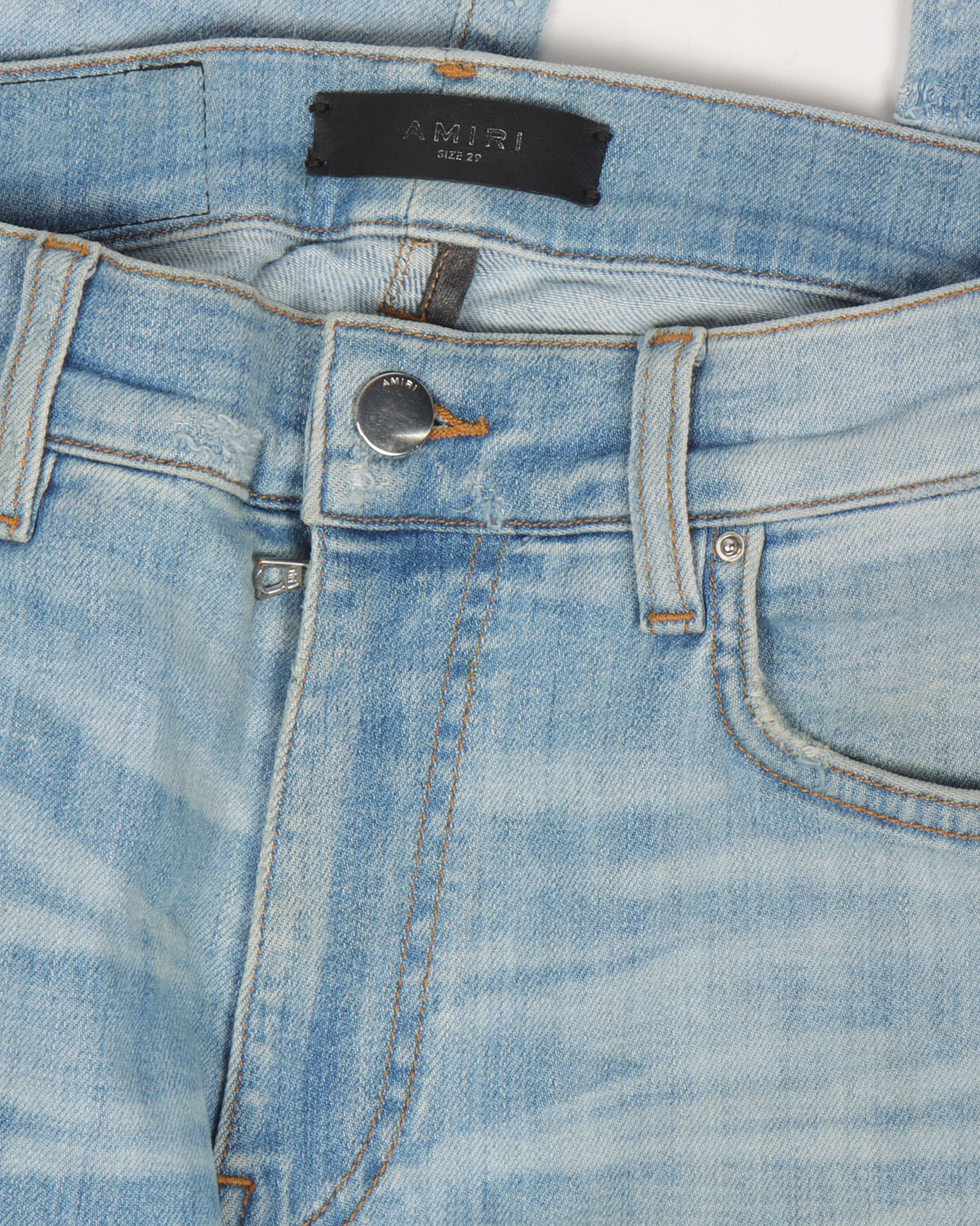 Light Wash Distressed Jeans