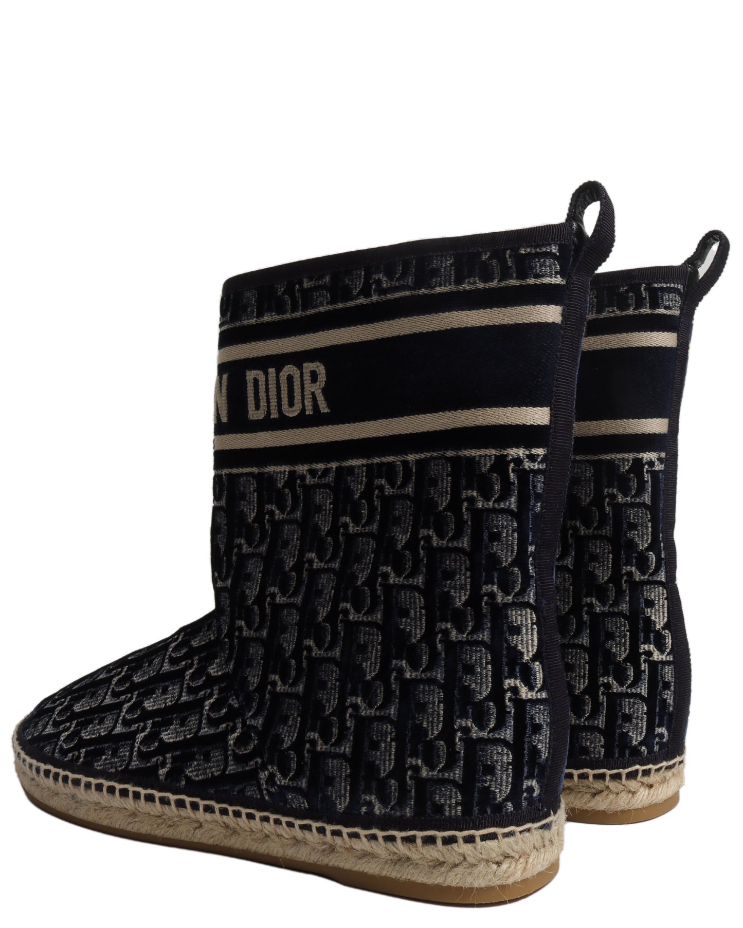 Knit Monogram Boots