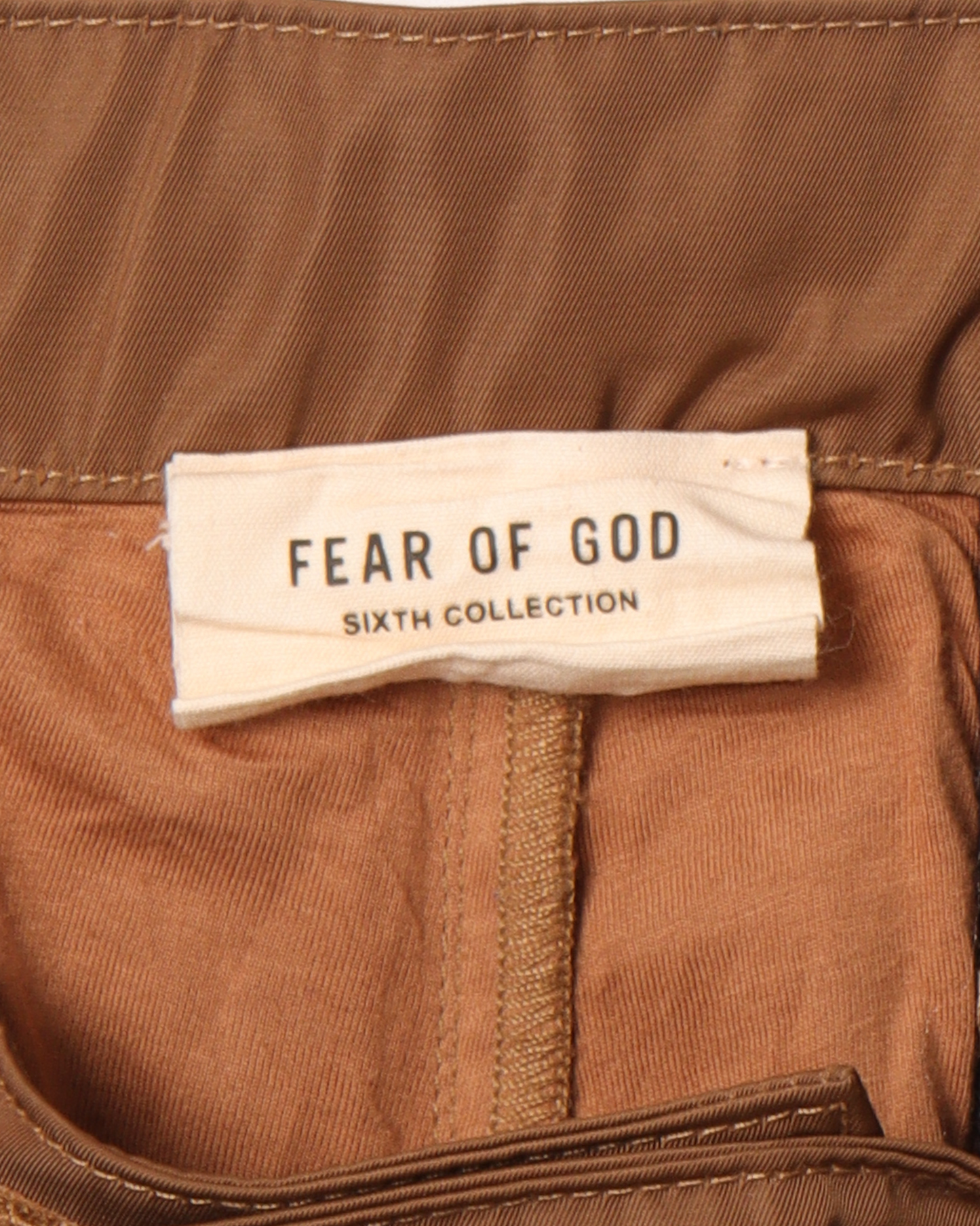 6th Collection Brown Nylon Tearaway Pants