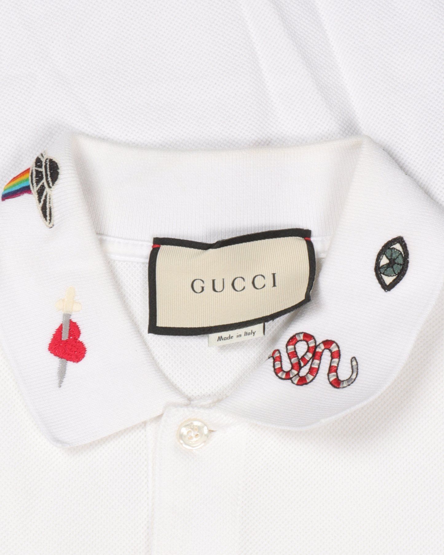 Embroidered Collar Polo