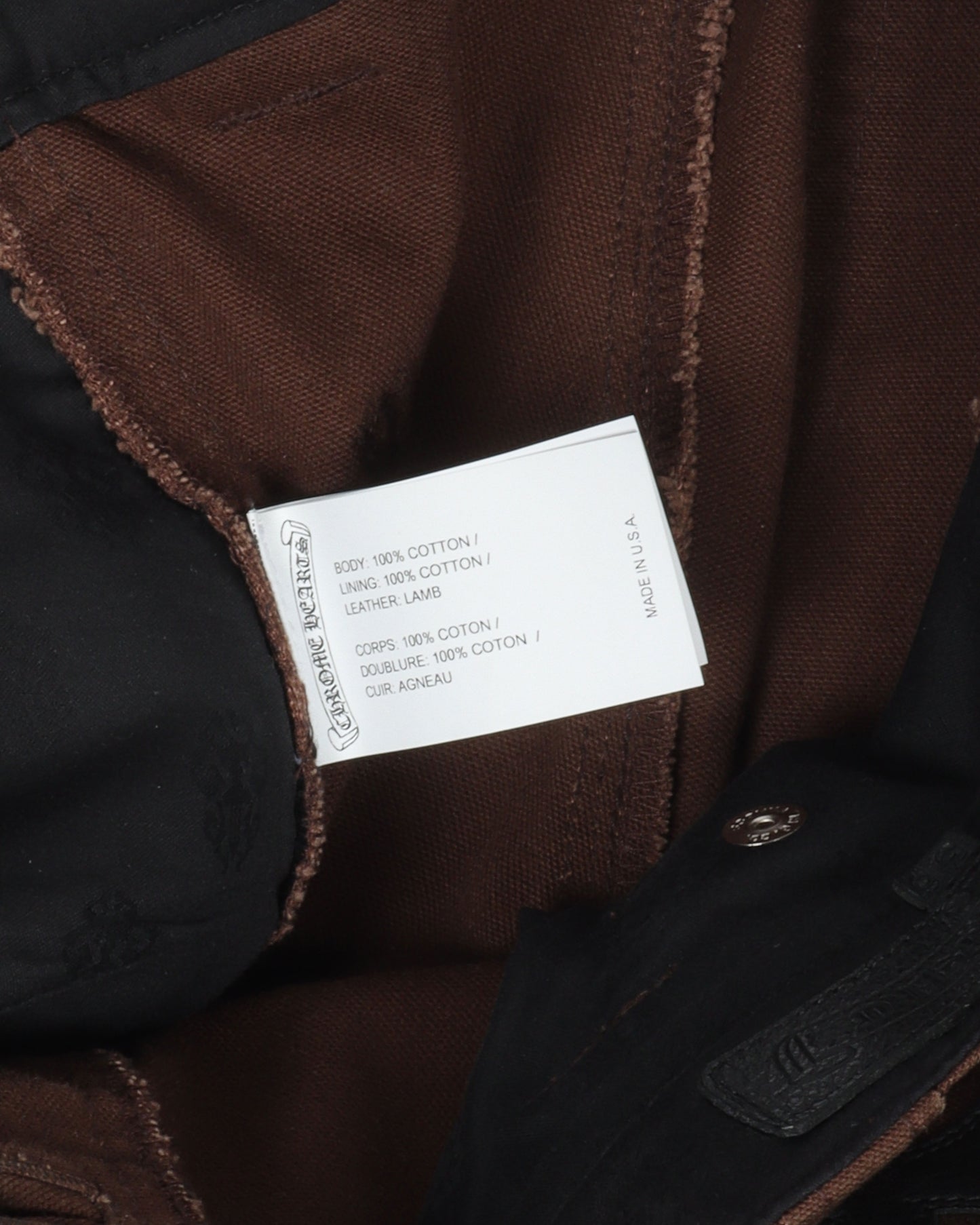 Double Knee Cross Patch Carpenter Pants