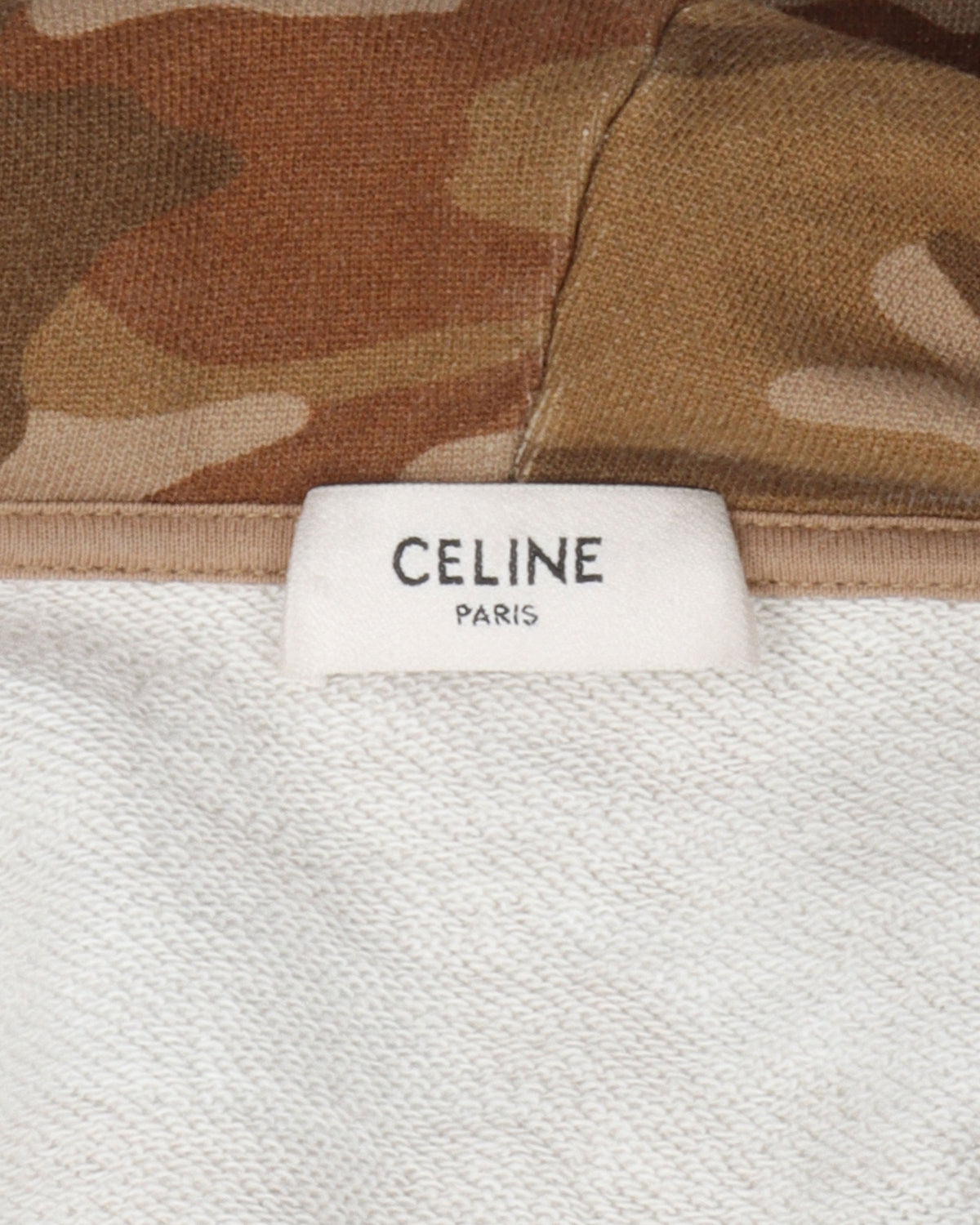 Camo Zip Up Sweatshirt