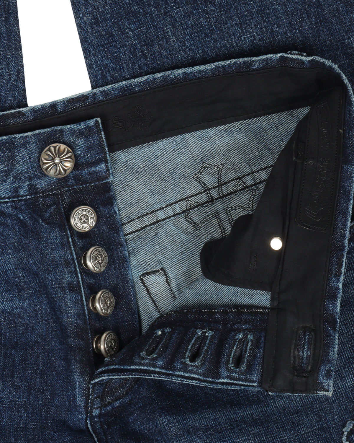 Denim On Denim Patch Jeans