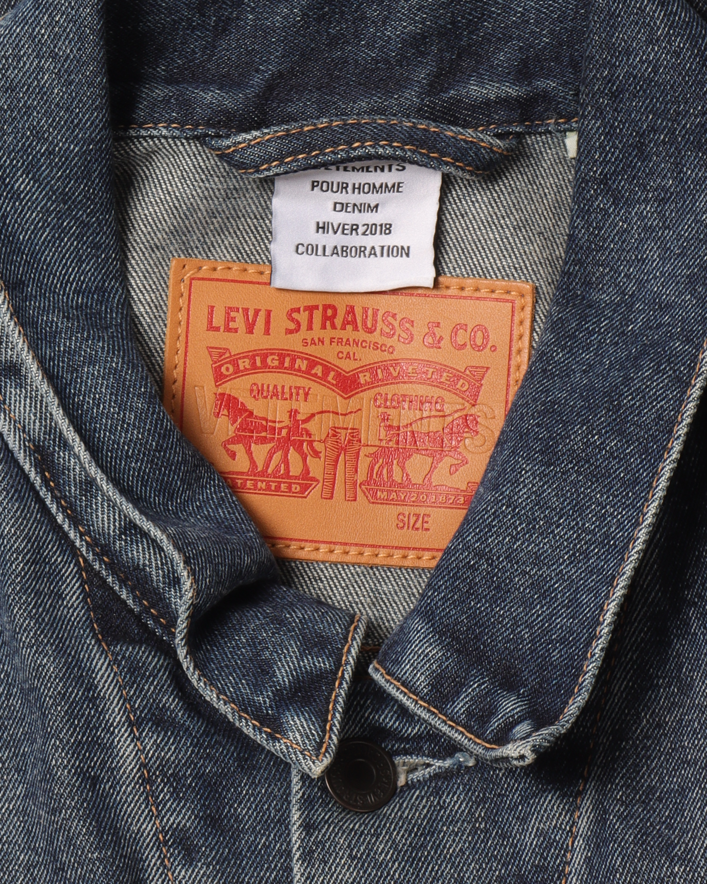 Oversized Levi Denim Vest