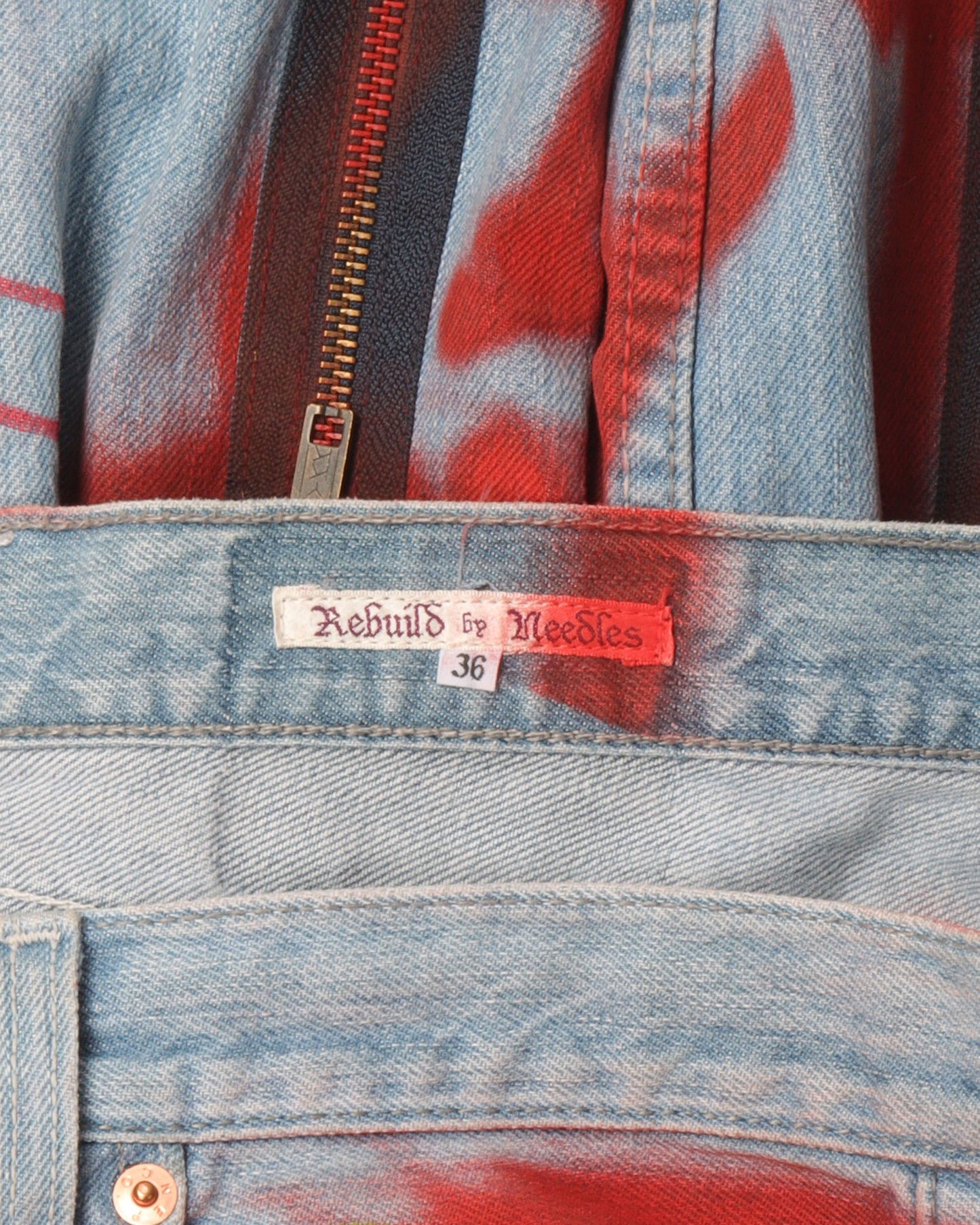 Skoloct Airbrushed Painted Jeans
