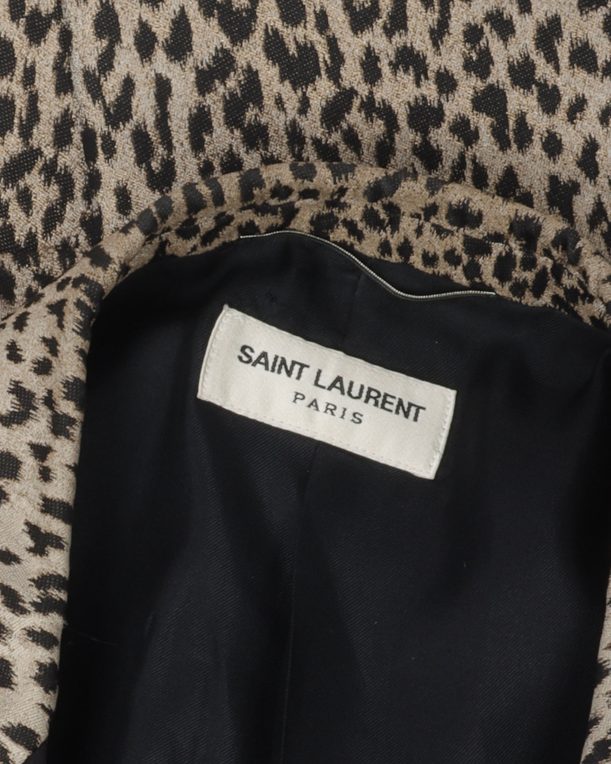Cheetah Print Tuxedo Blazer
