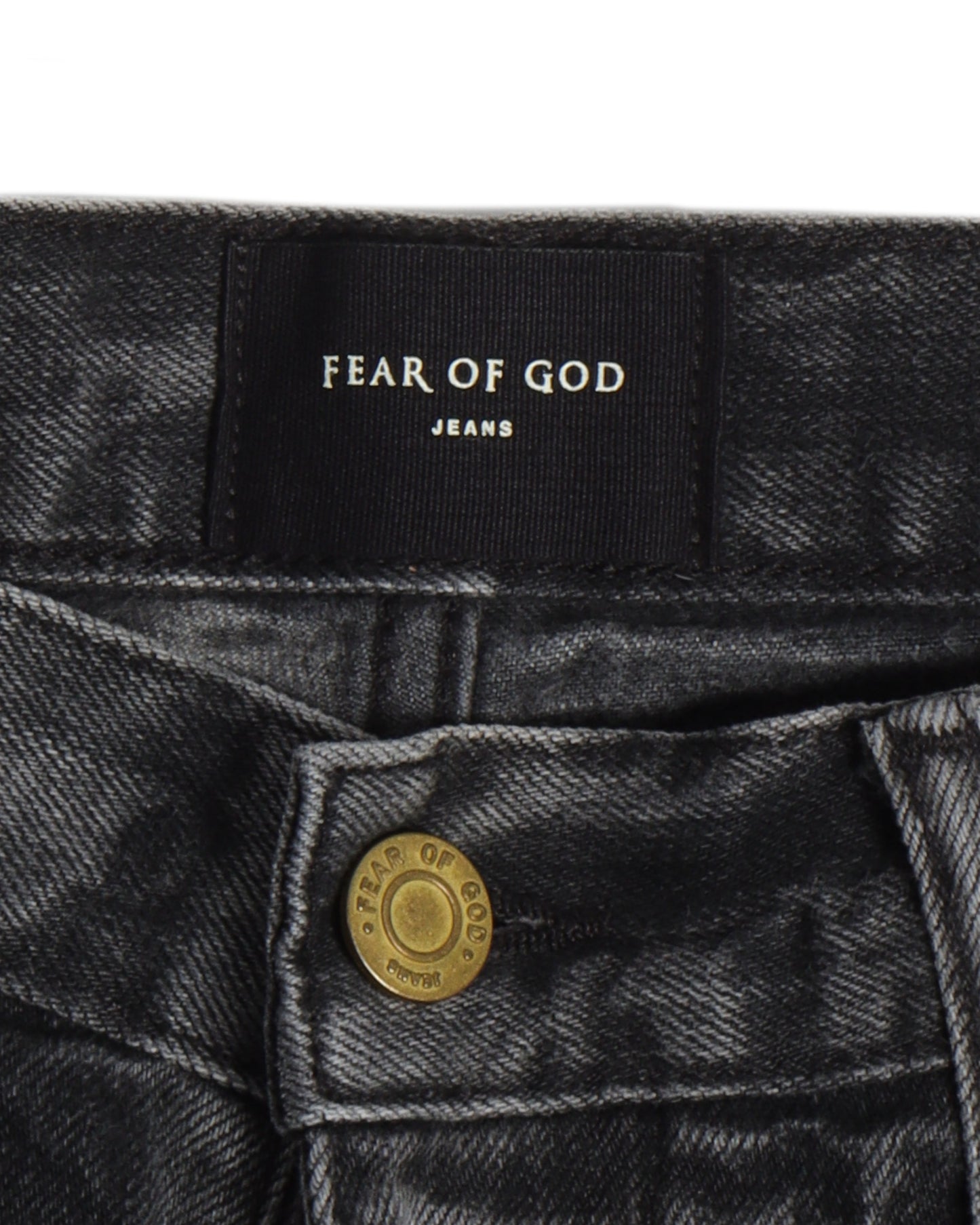 Black Bleached Denim