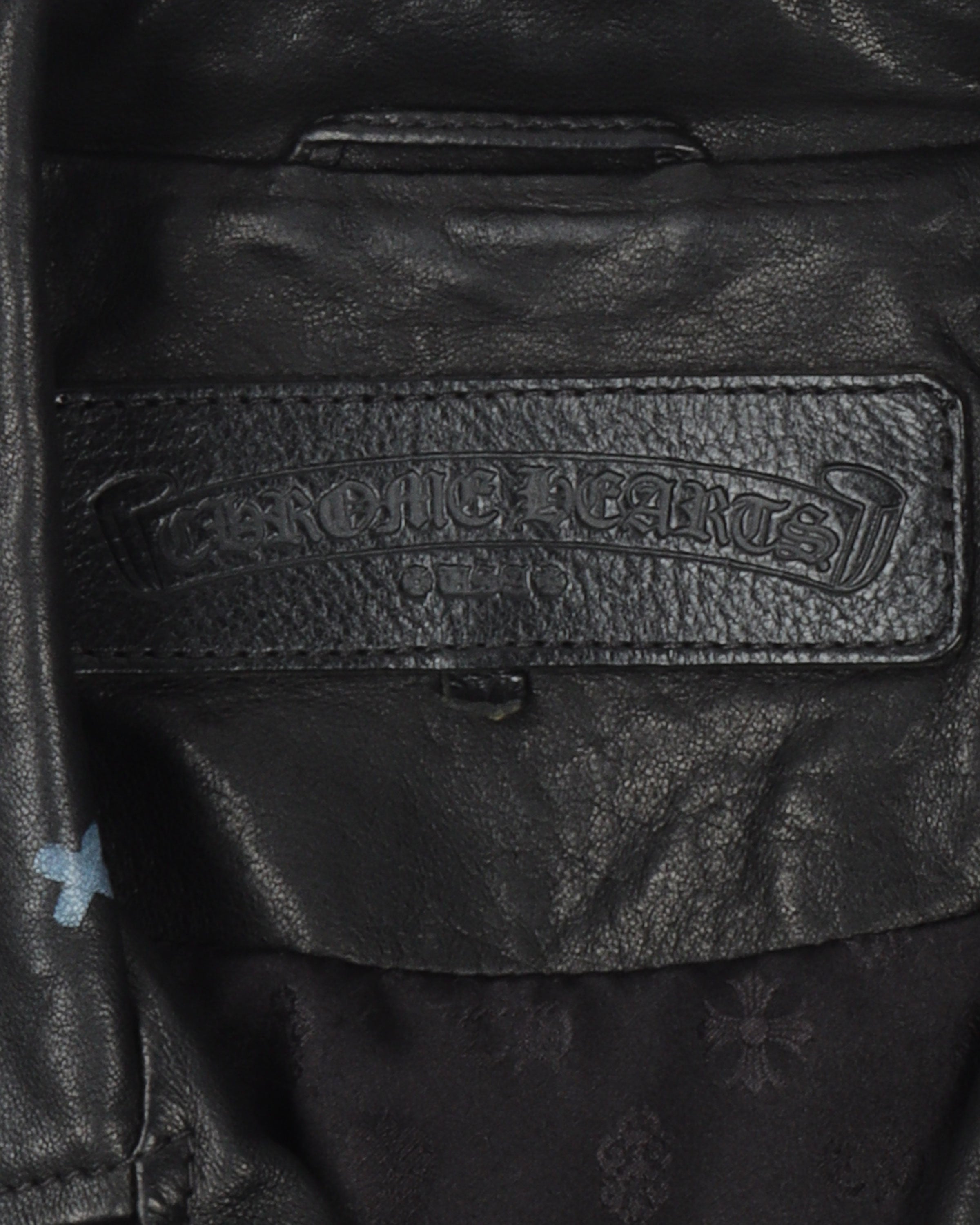 Matty Boy Patch Leather Jacket