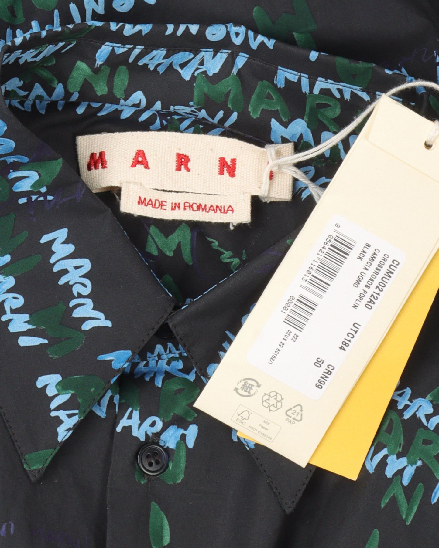 Cotton Monogram Logo Shirt
