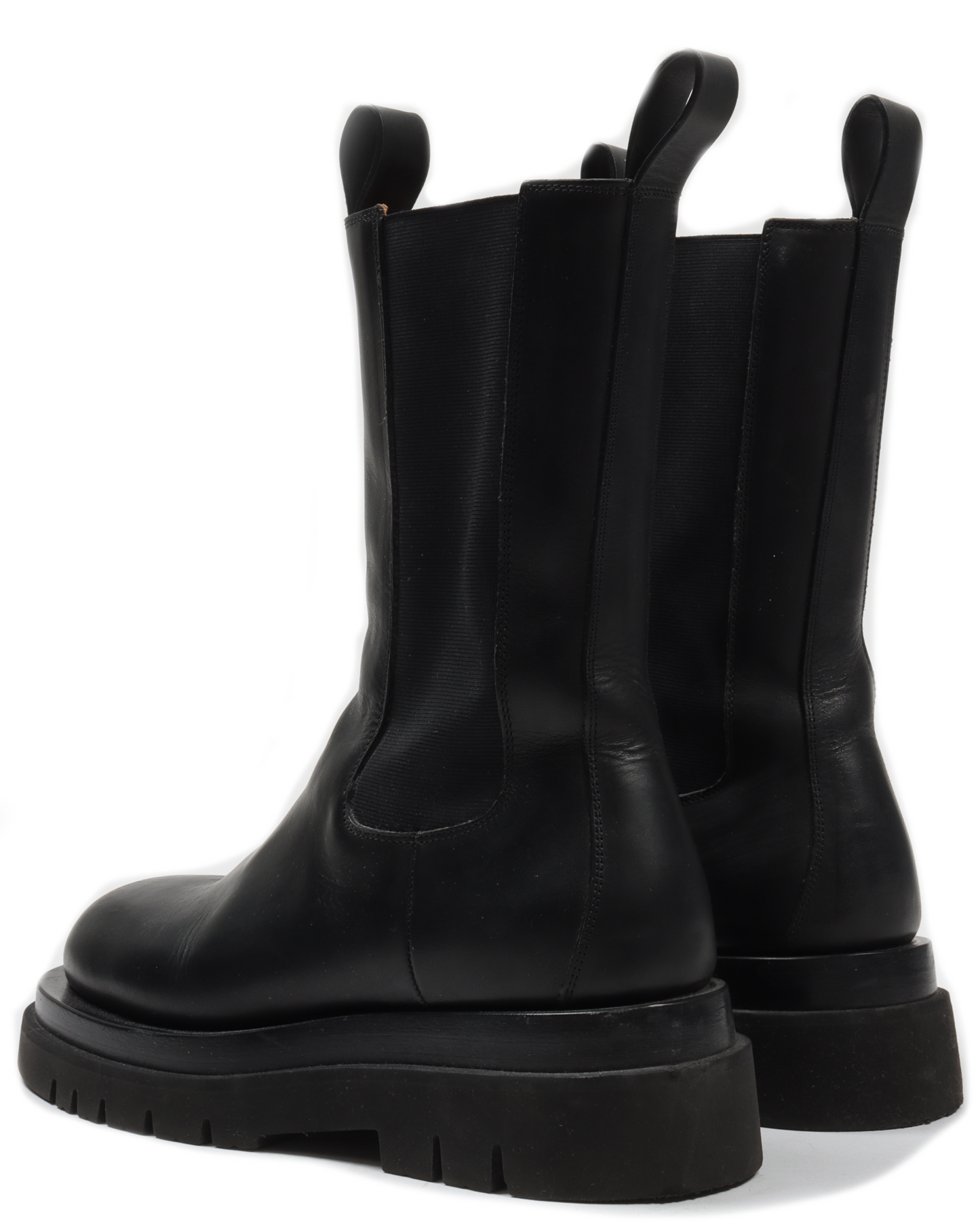 Leather Chelsea Combat Boots