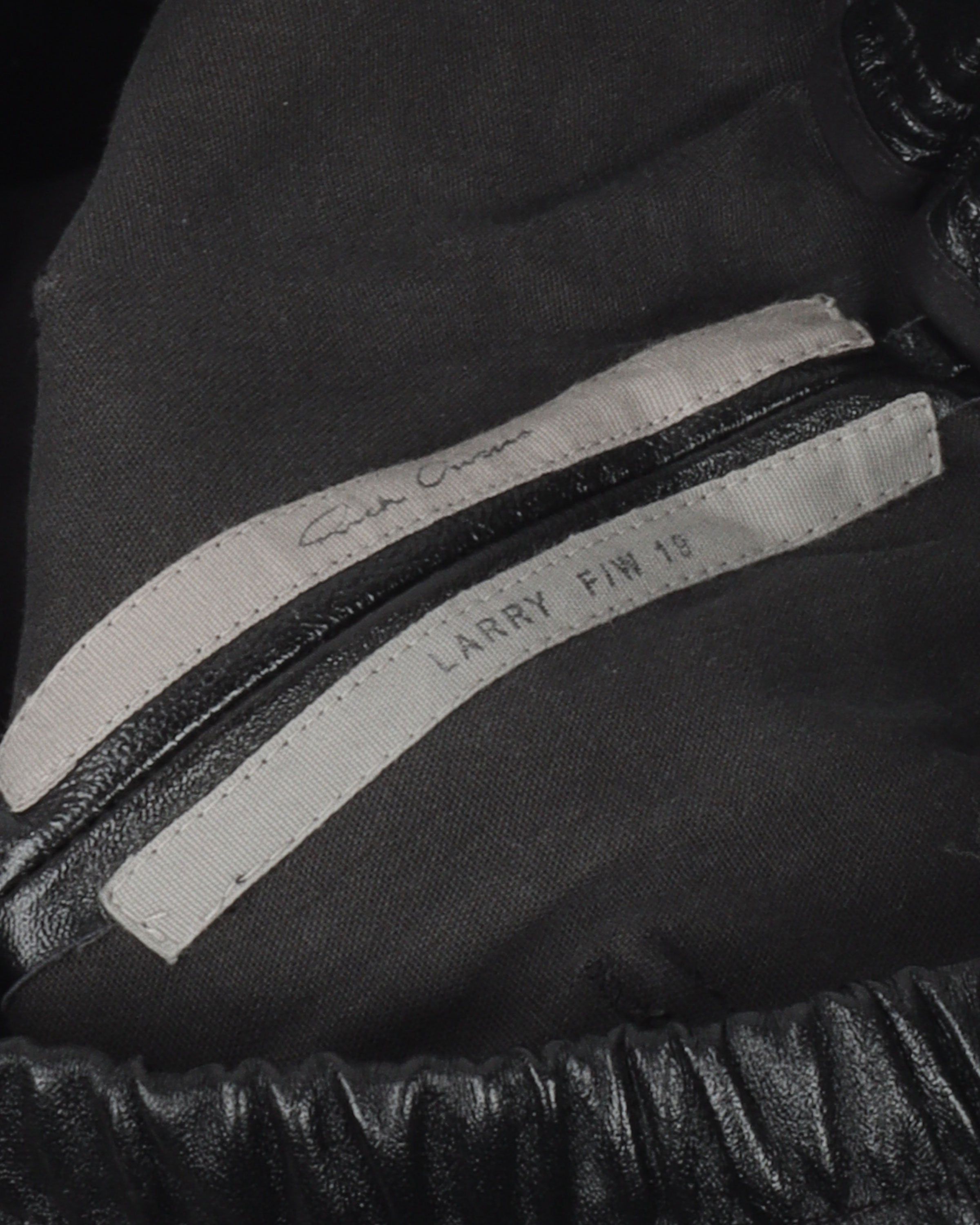 FW19 "LARRY" Lamb Leather Cargo Pants