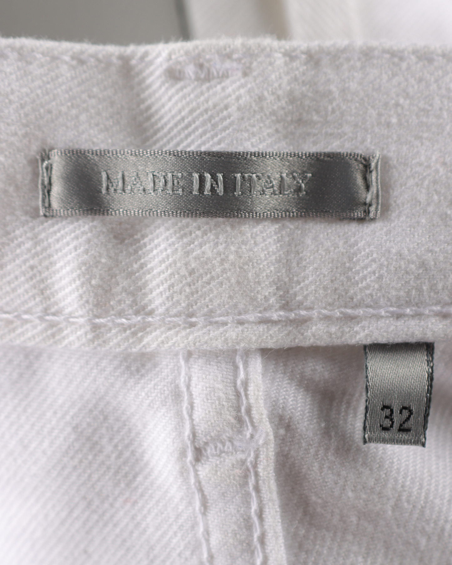 KAWS Bee Embroidery Jeans White - SS19