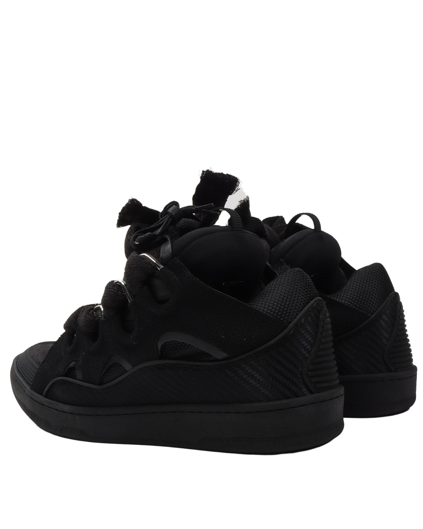Leather Curb Sneaker