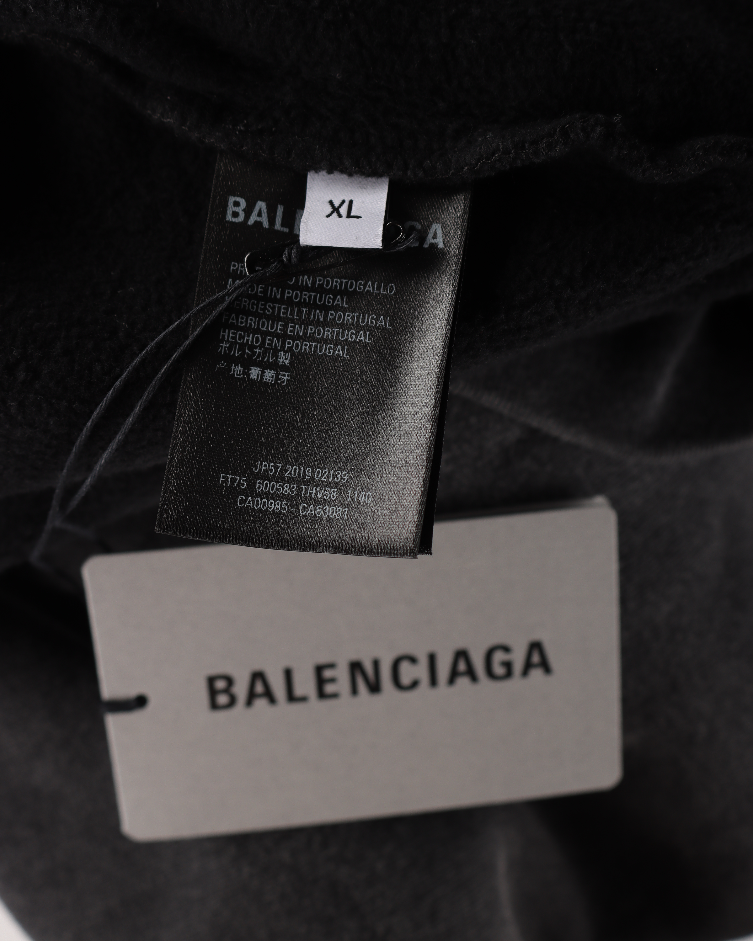 Balenciaga Mens Political Hoodie Dark Grey XS  Luxe Collective