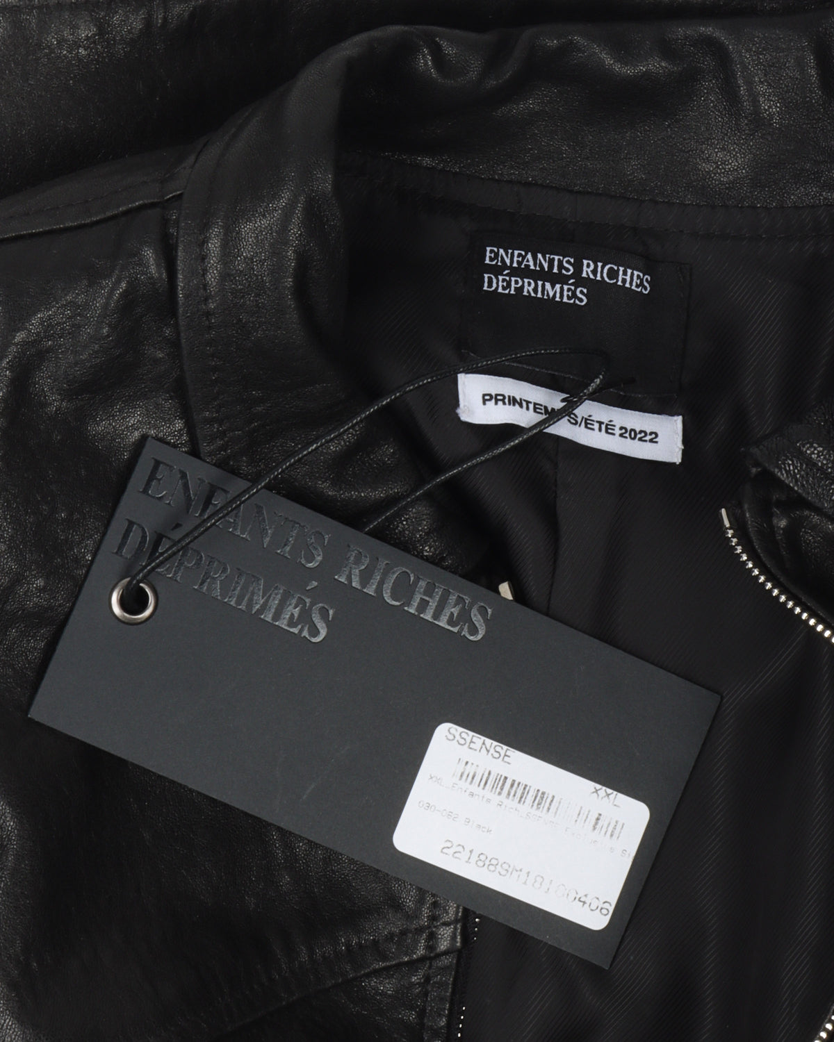 SSENSE Exclusive Lamb Leather Western Jacket