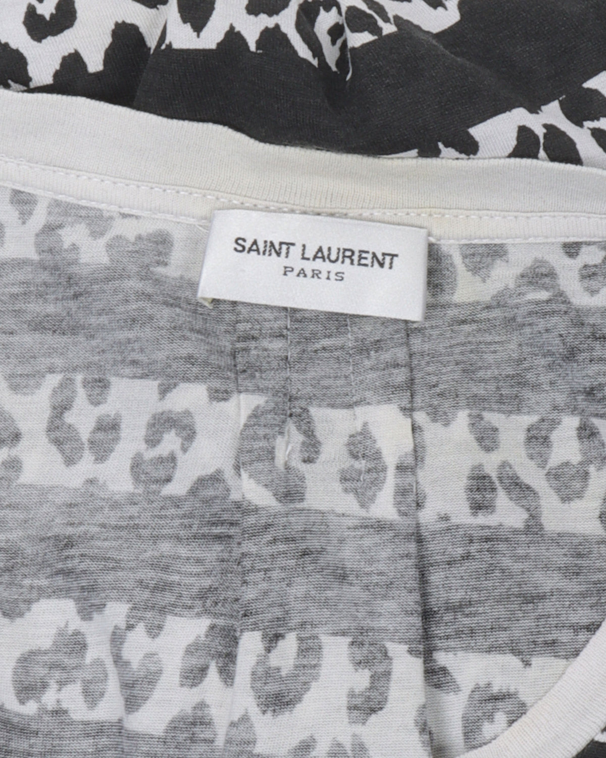 Striped Cheetah Print T-Shirt