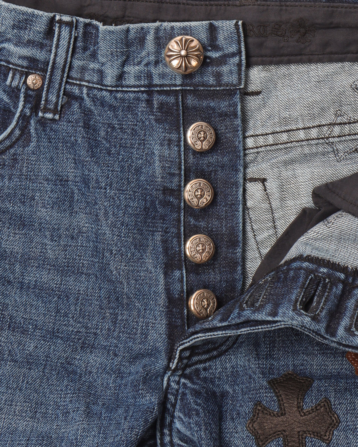 Fleur Knee Denim w/ 31 Patches