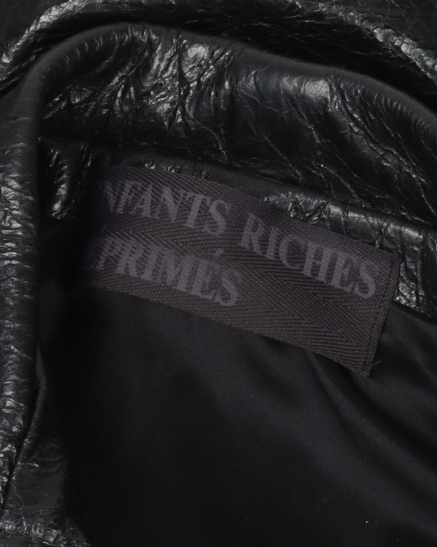 Chess Board Leather Jacket