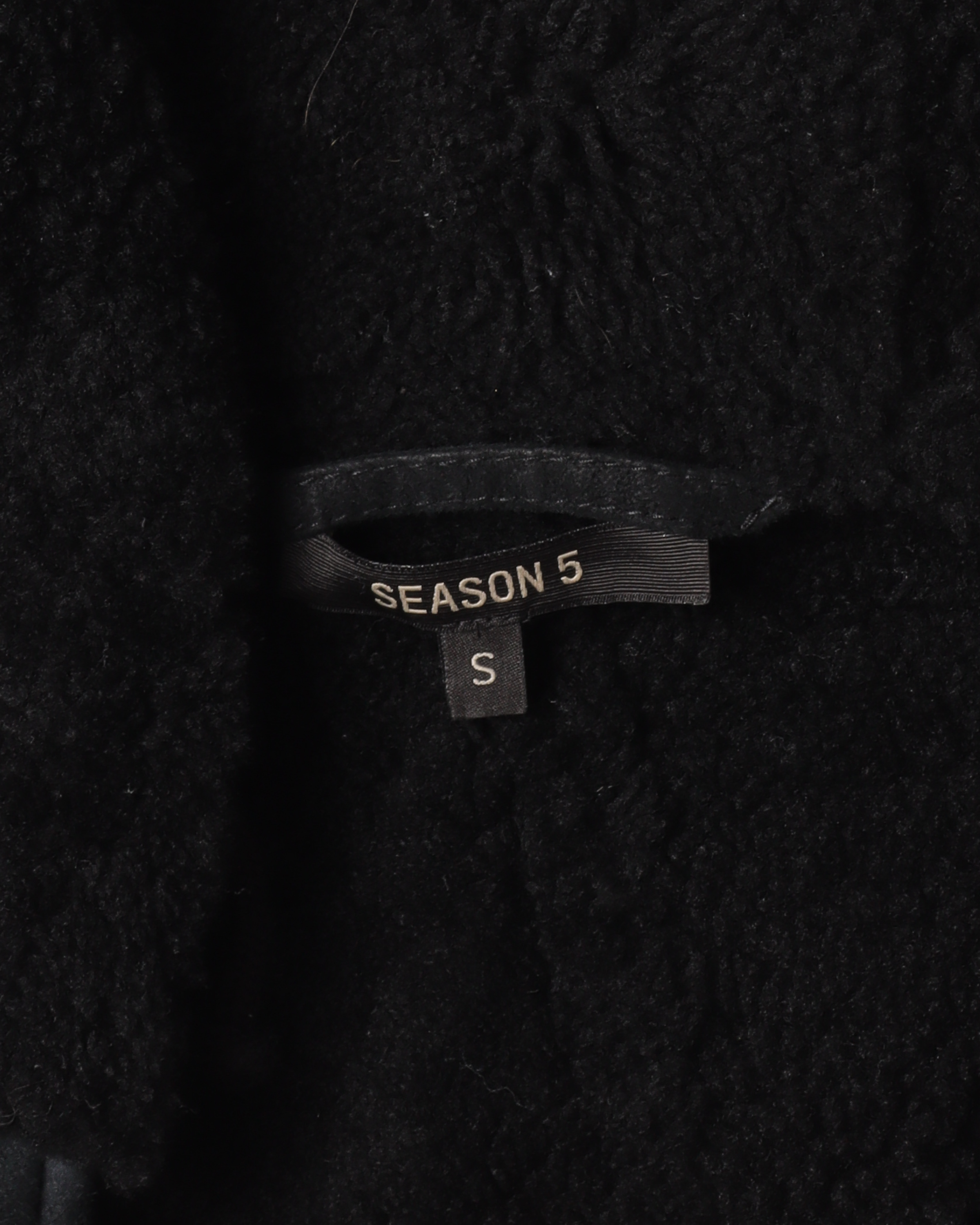 Season 5 Short Shearling Leather Jacket