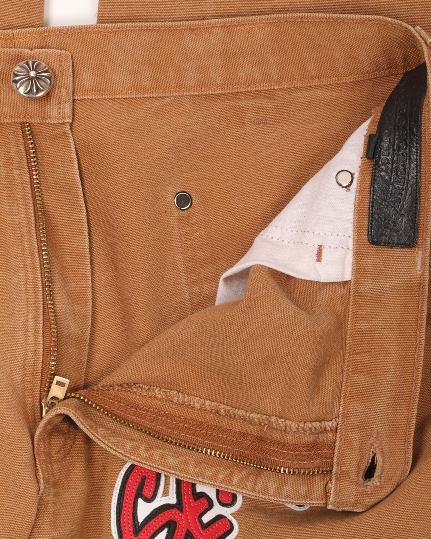 Sex Records Leather Patch Pants