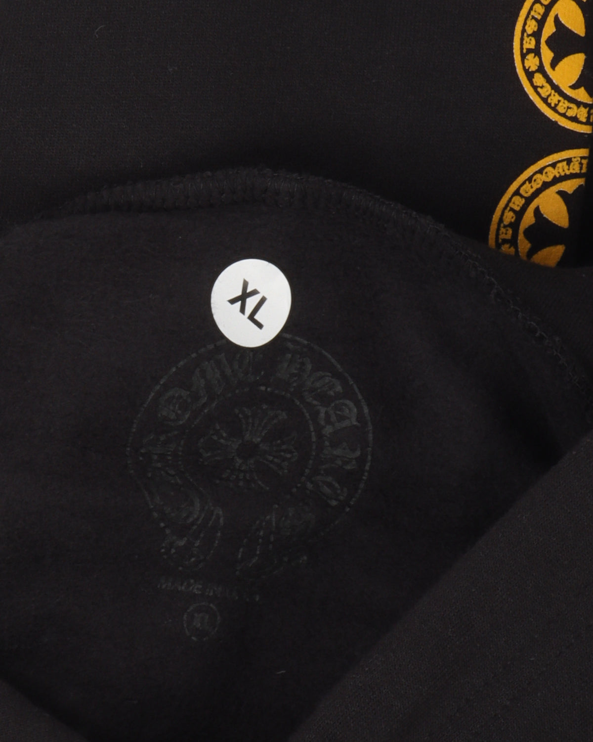Gold Scroll Logo Hoodie