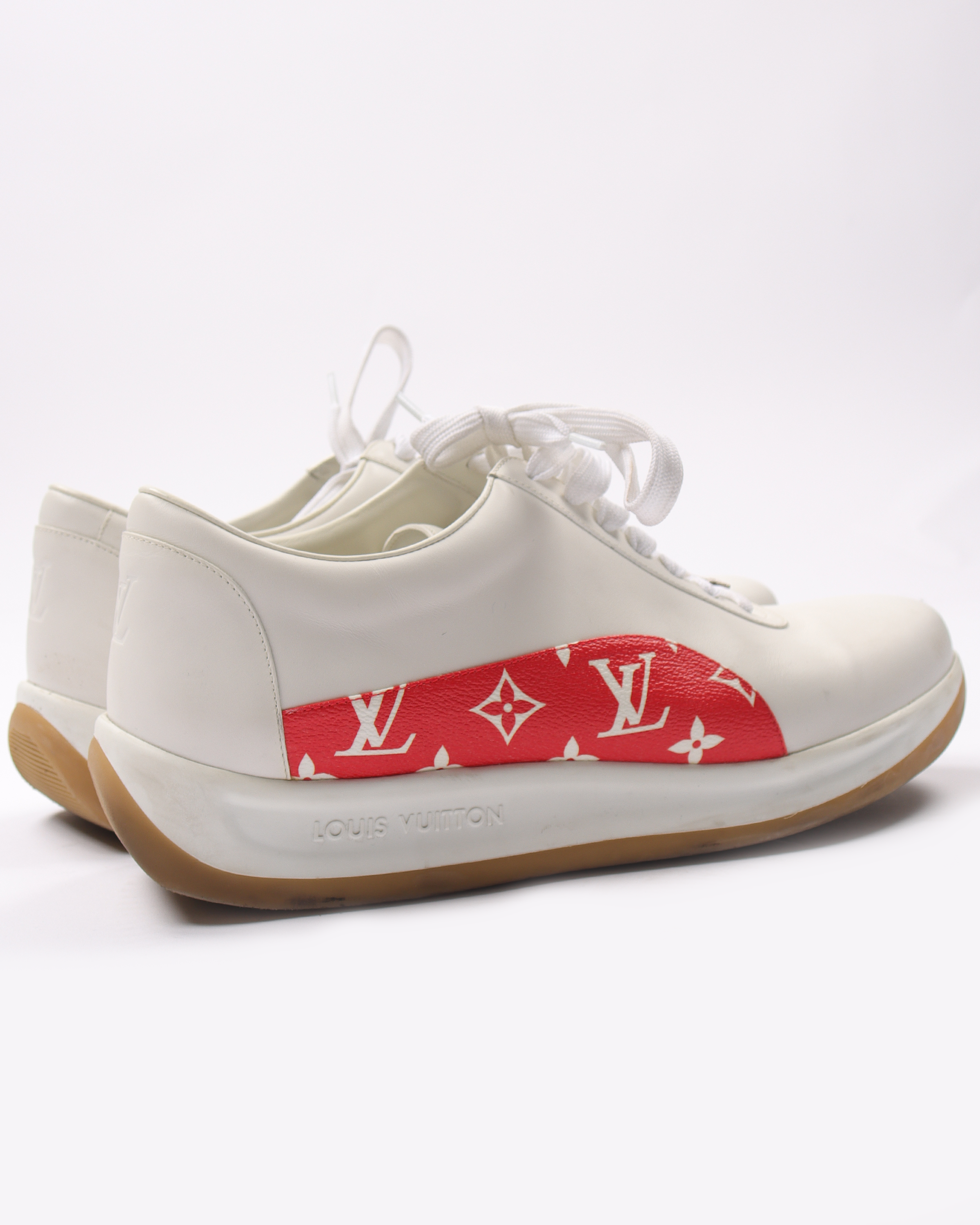 Supreme X Louis Vuitton Sport Sneaker 'Monogram Red' - Louis