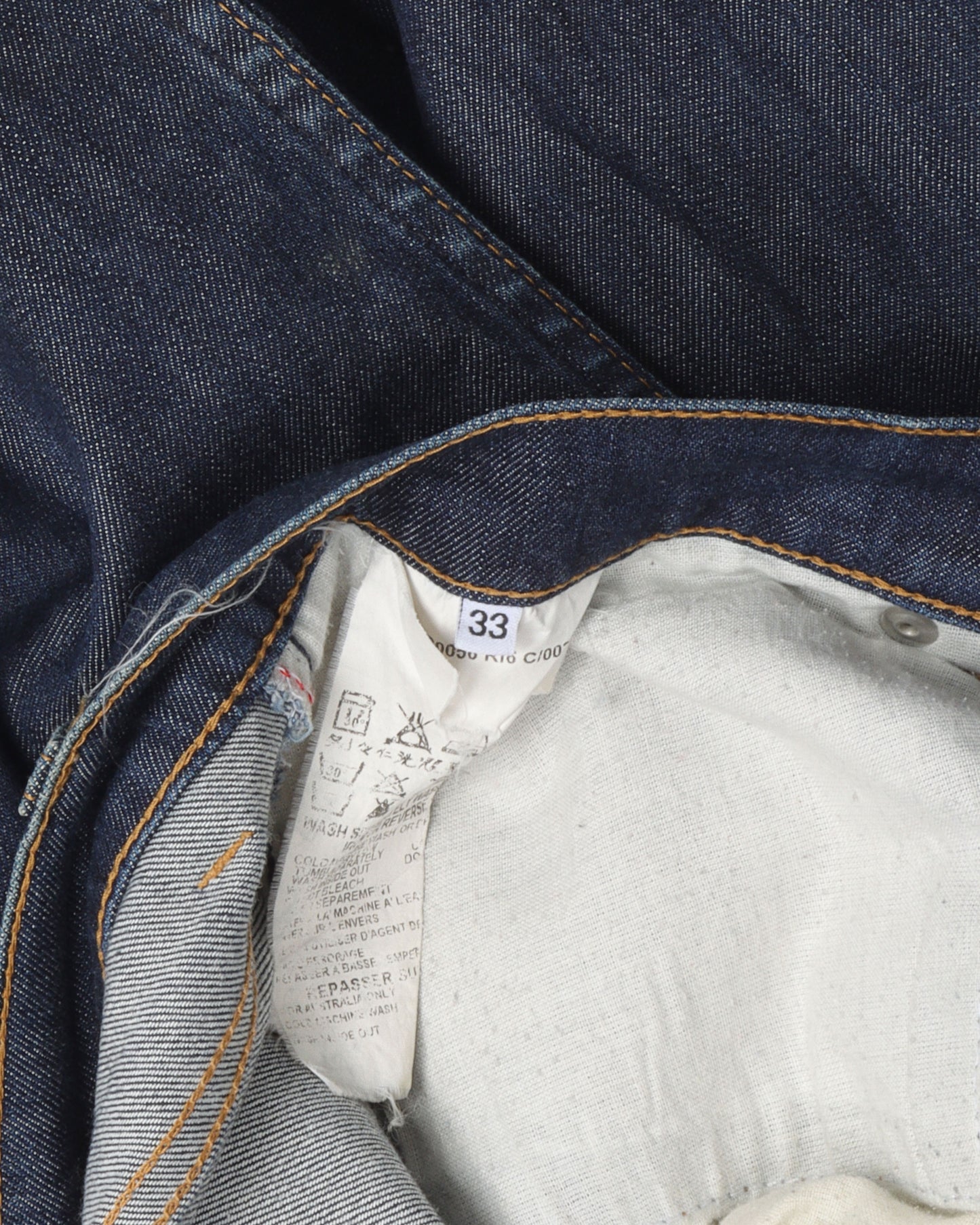 Bondage Fly Zipper Jeans