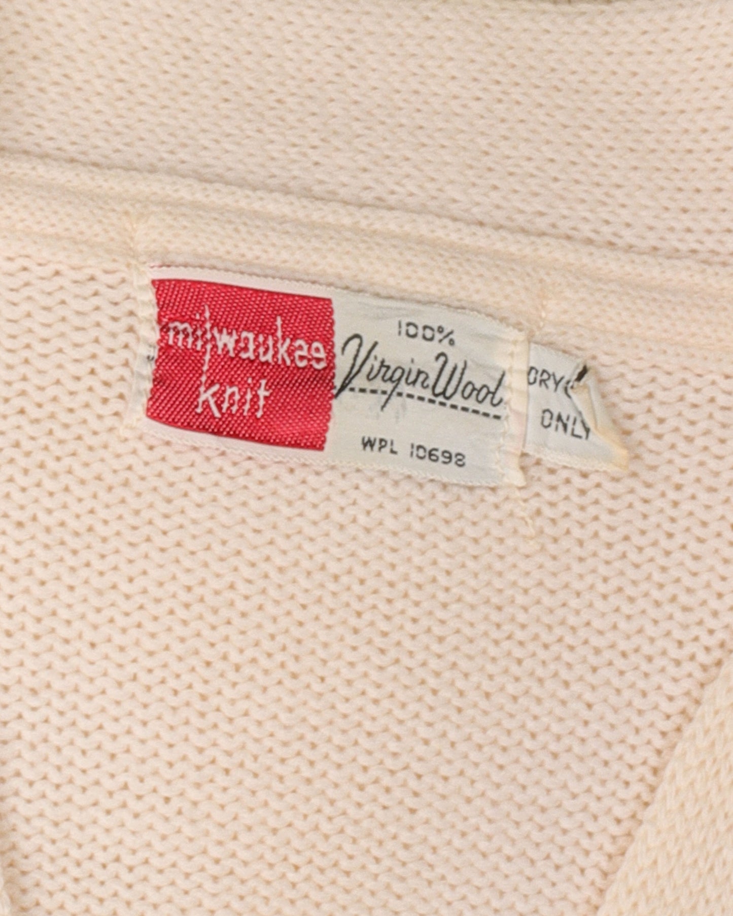 Patched Wool Cardigan Sweater