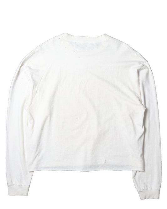 "Strung Out" Raw Hem L/S T-Shirt