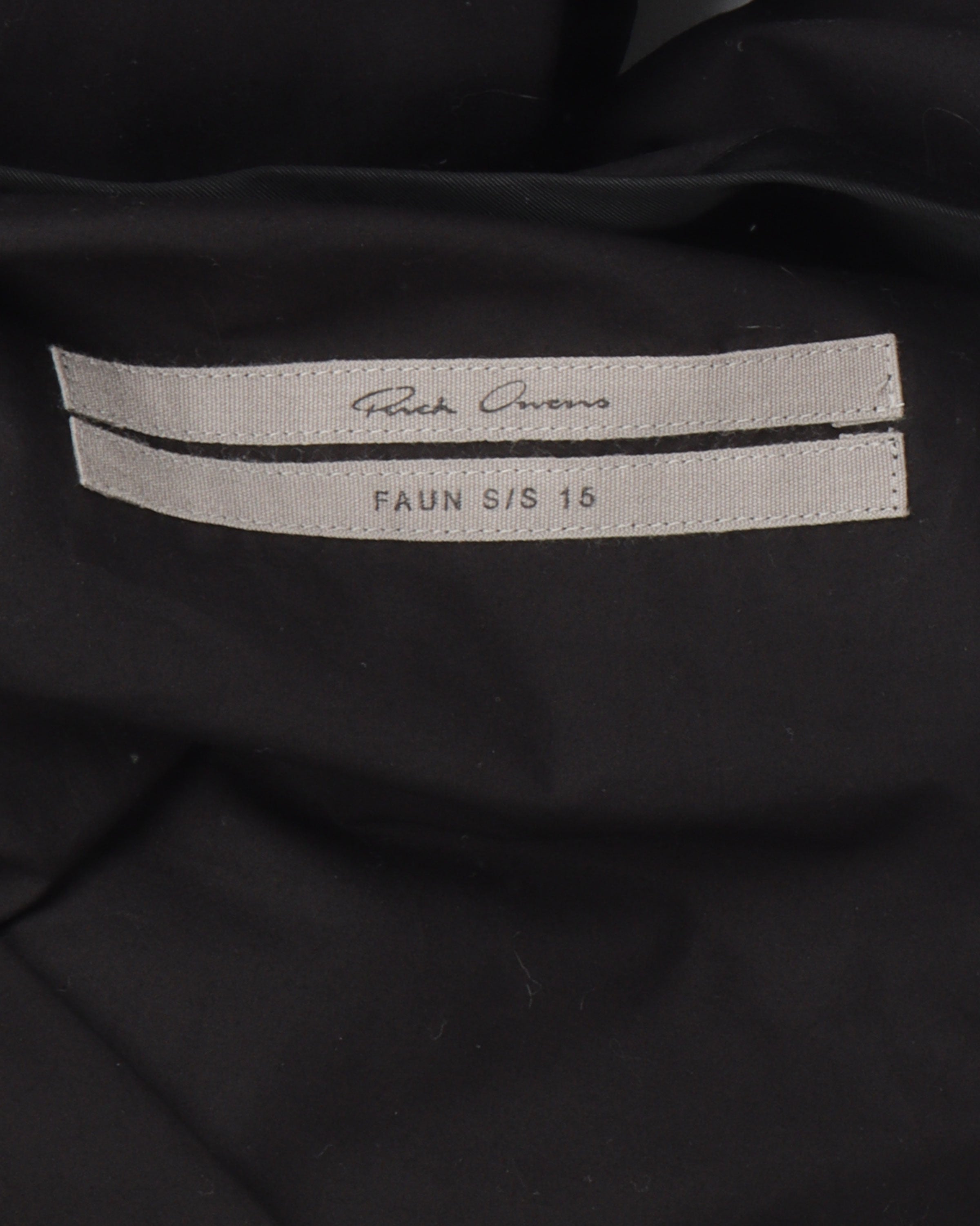 Faun SS15 Black Long Sleeve Shirt